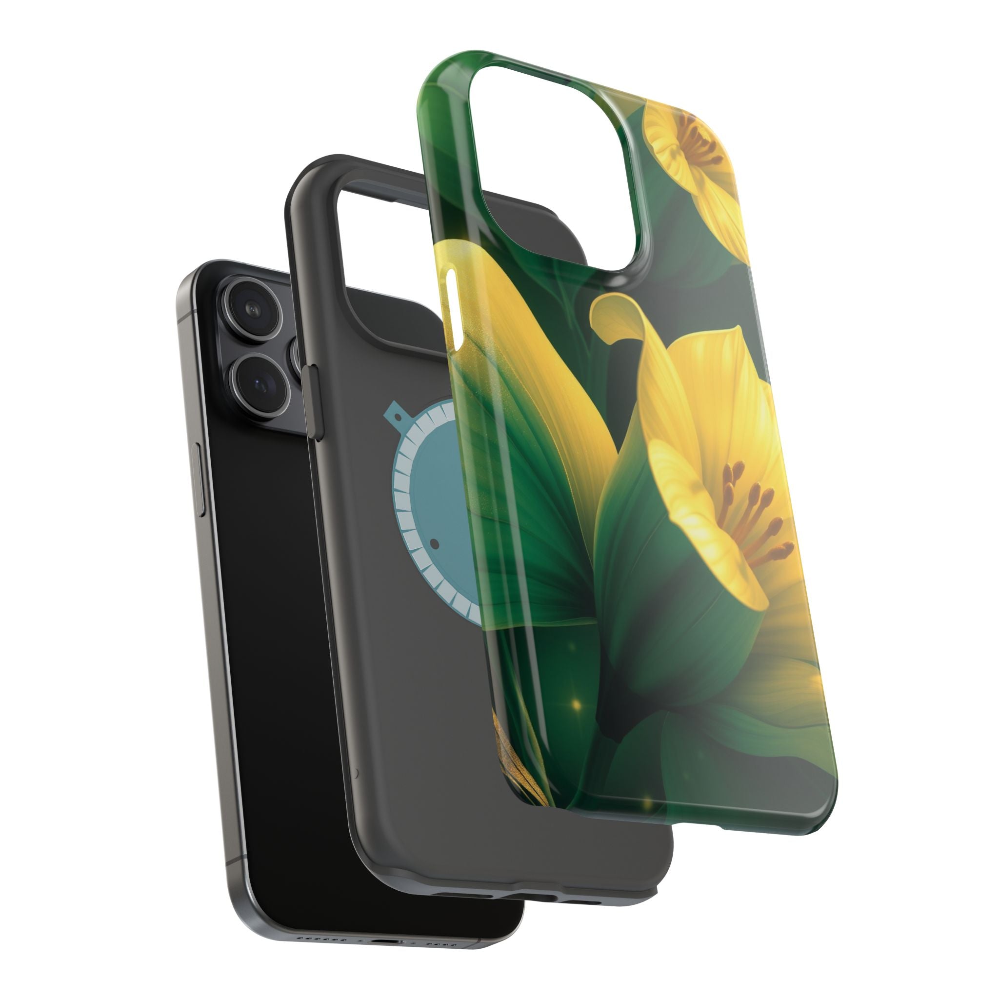 iPhone Night Bloomer Gold Foil Luxury Slim Everyday Designer Case · iPhone Case