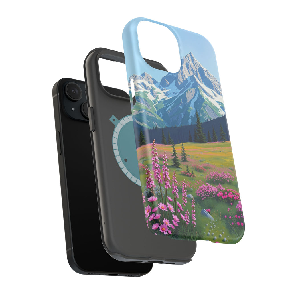 iPhone Earthy Alpine Meadow Design Bold Modern Everyday Snap Case · iPhone Case