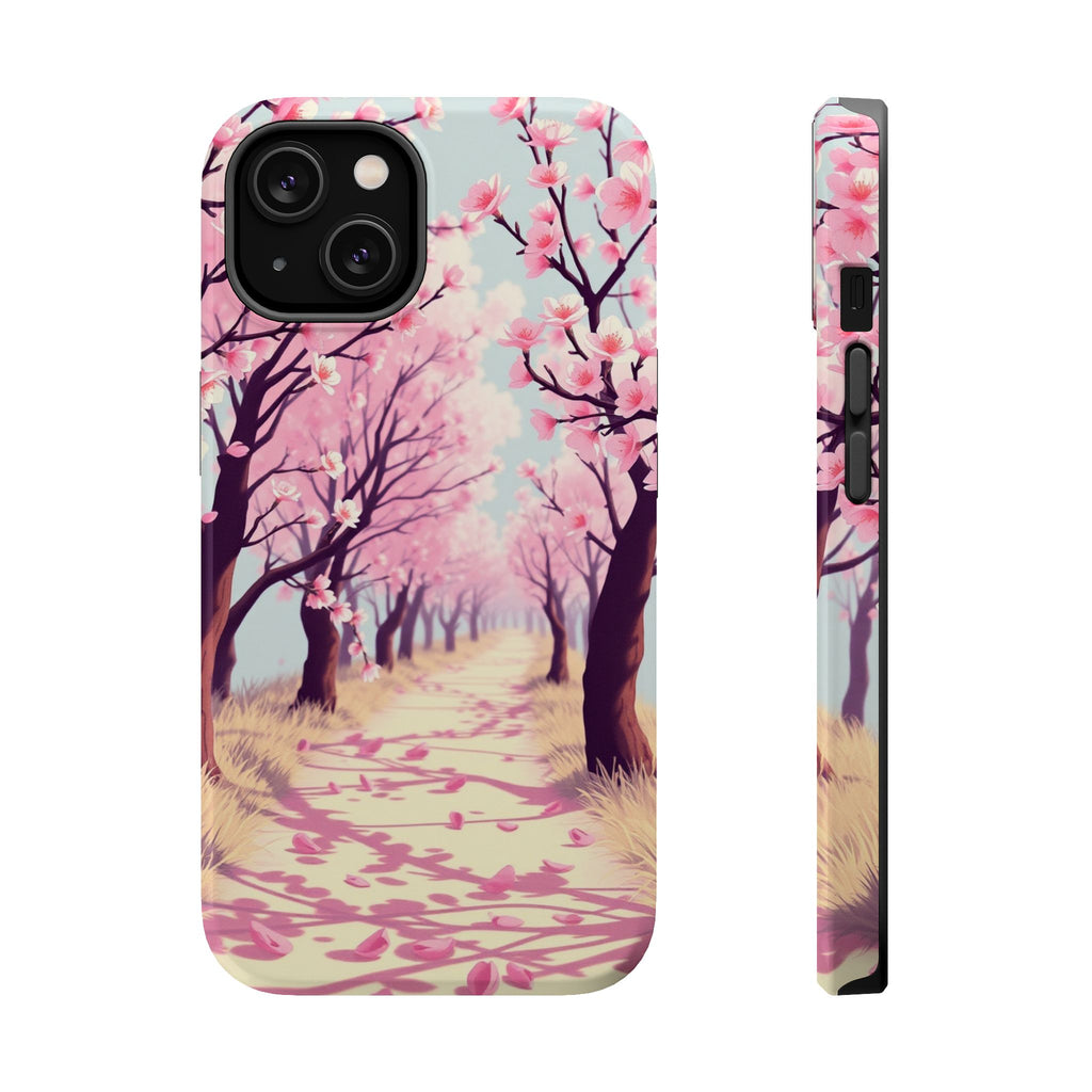 iPhone Rose Pink And Cream Blossom Trail Slim Everyday iPhone Designer · iPhone