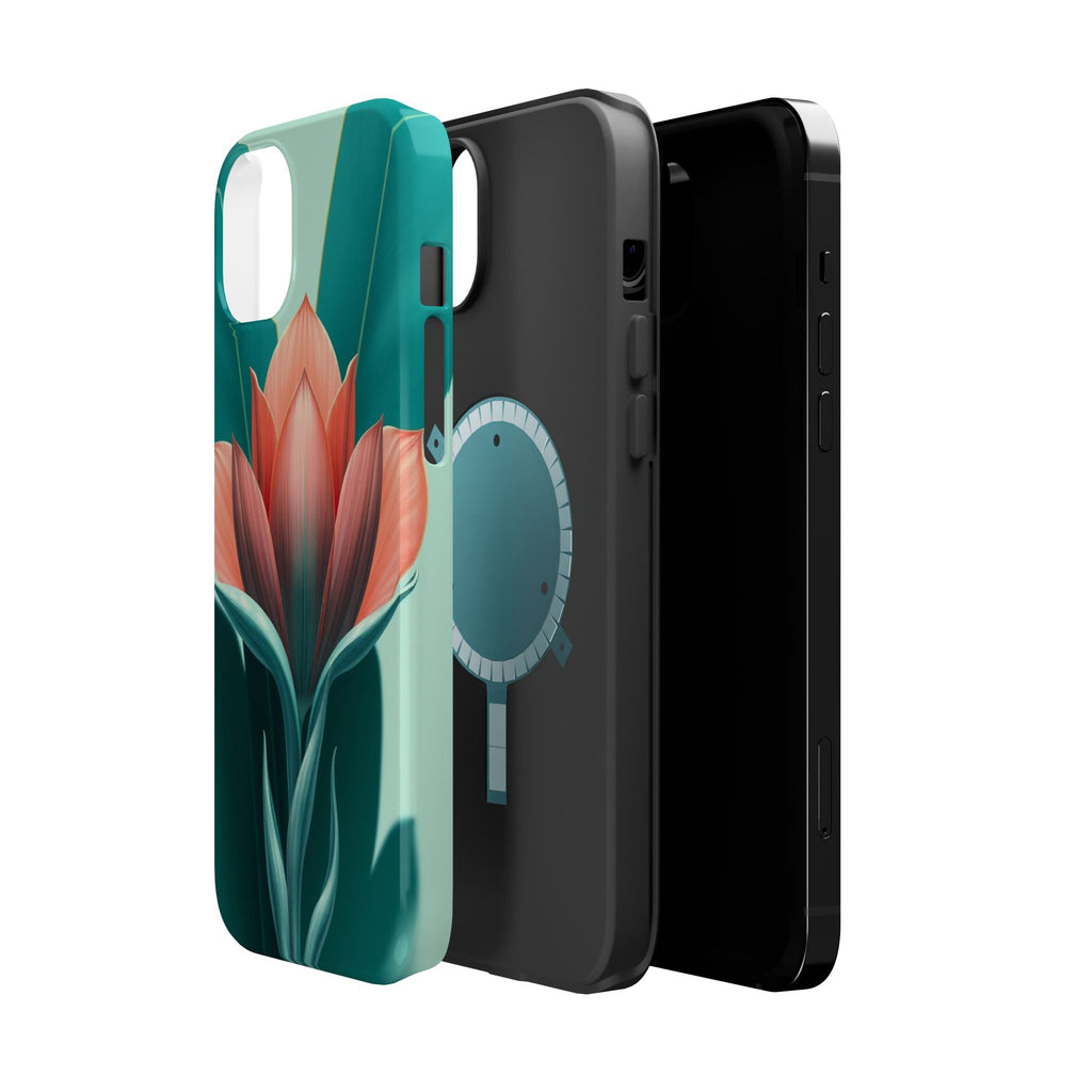 iPhone Dreamy Botanical Illustration Design Soft iPhone 14 Finish · iPhone Case