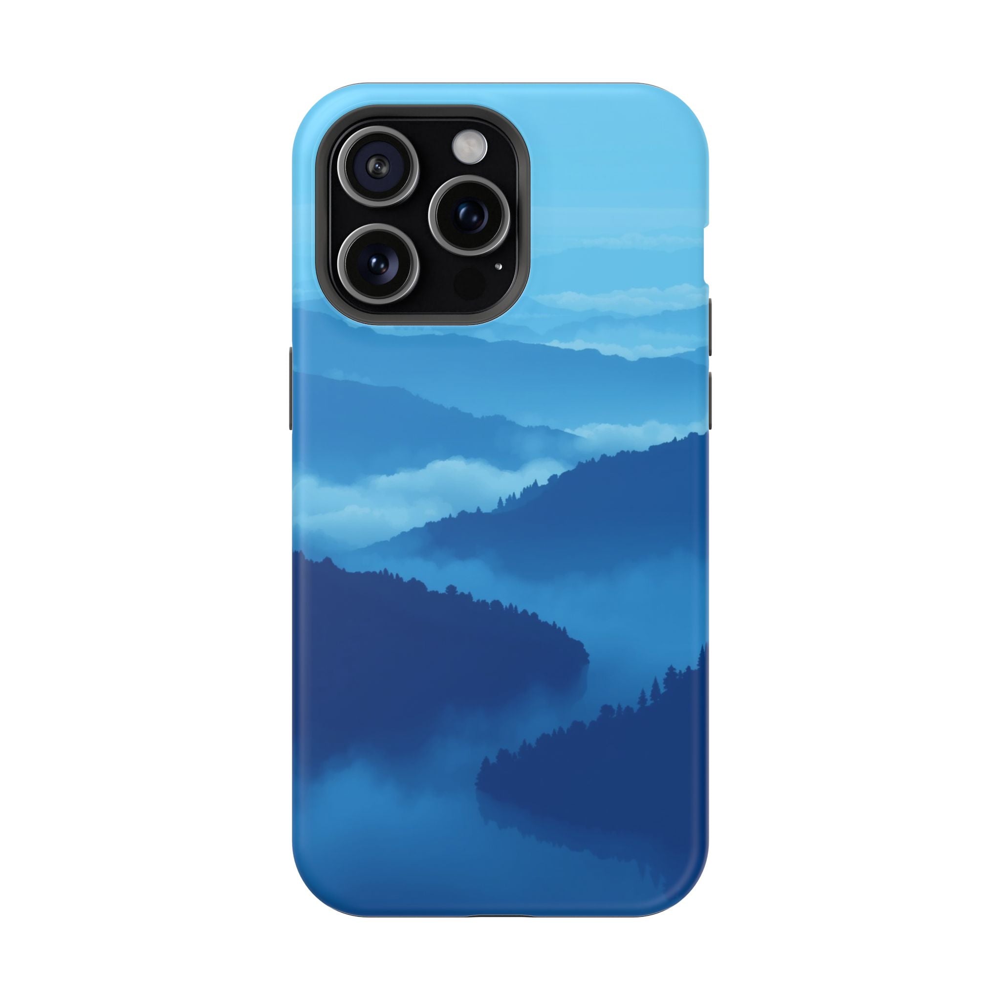 iPhone Fog Rolling Over Hills Pixel Art -Bit Slim iPhone Everyday · iPhone Case