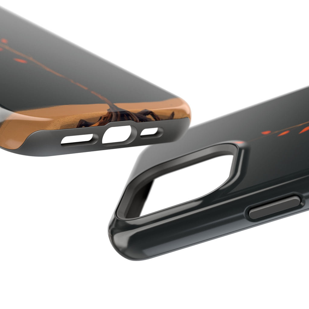 iPhone Burnt Orange And Sand Minimalist Stem Slim iPhone Everyday · iPhone Case