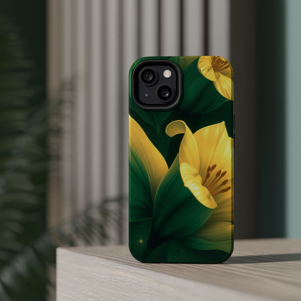 iPhone Night Bloomer Gold Foil Luxury Slim Everyday Designer Case · iPhone Case