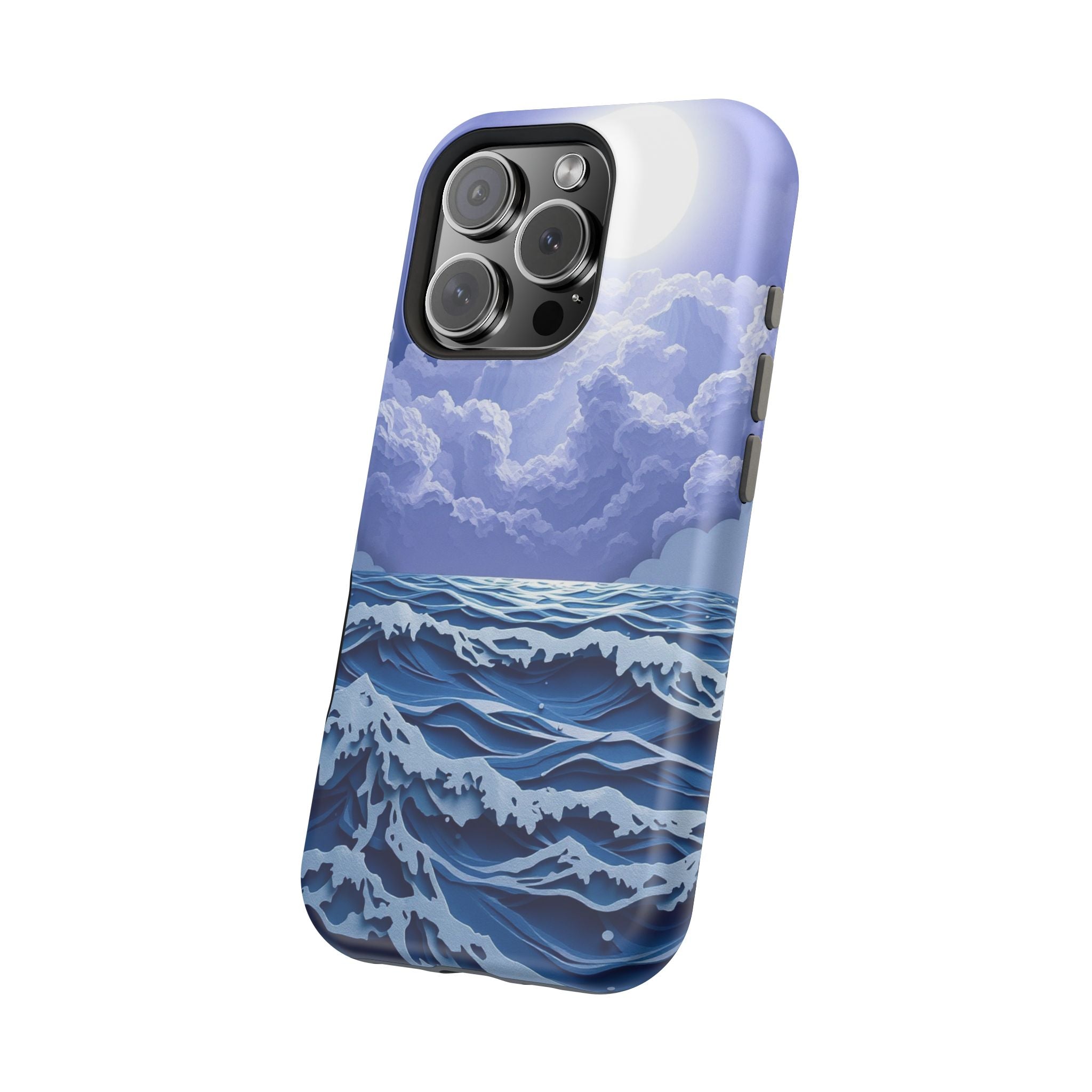 iPhone Storm at Sea Enchanted Art Bold Modern Everyday Snap Case · iPhone Case