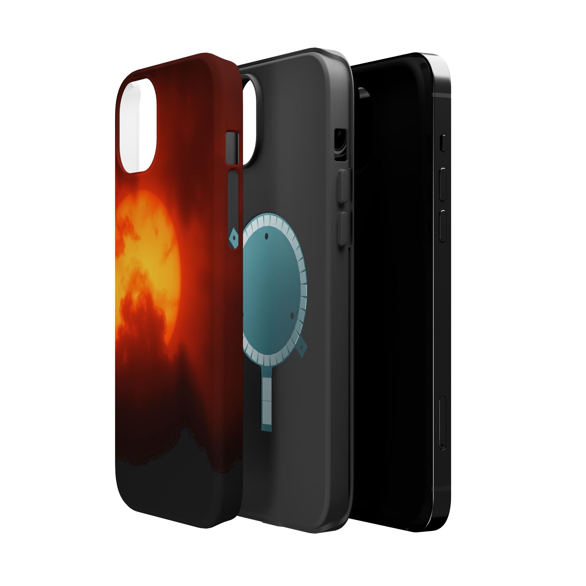 iPhone Color Theory Dark Gothic Ink Slim Everyday Designer Case · iPhone Case