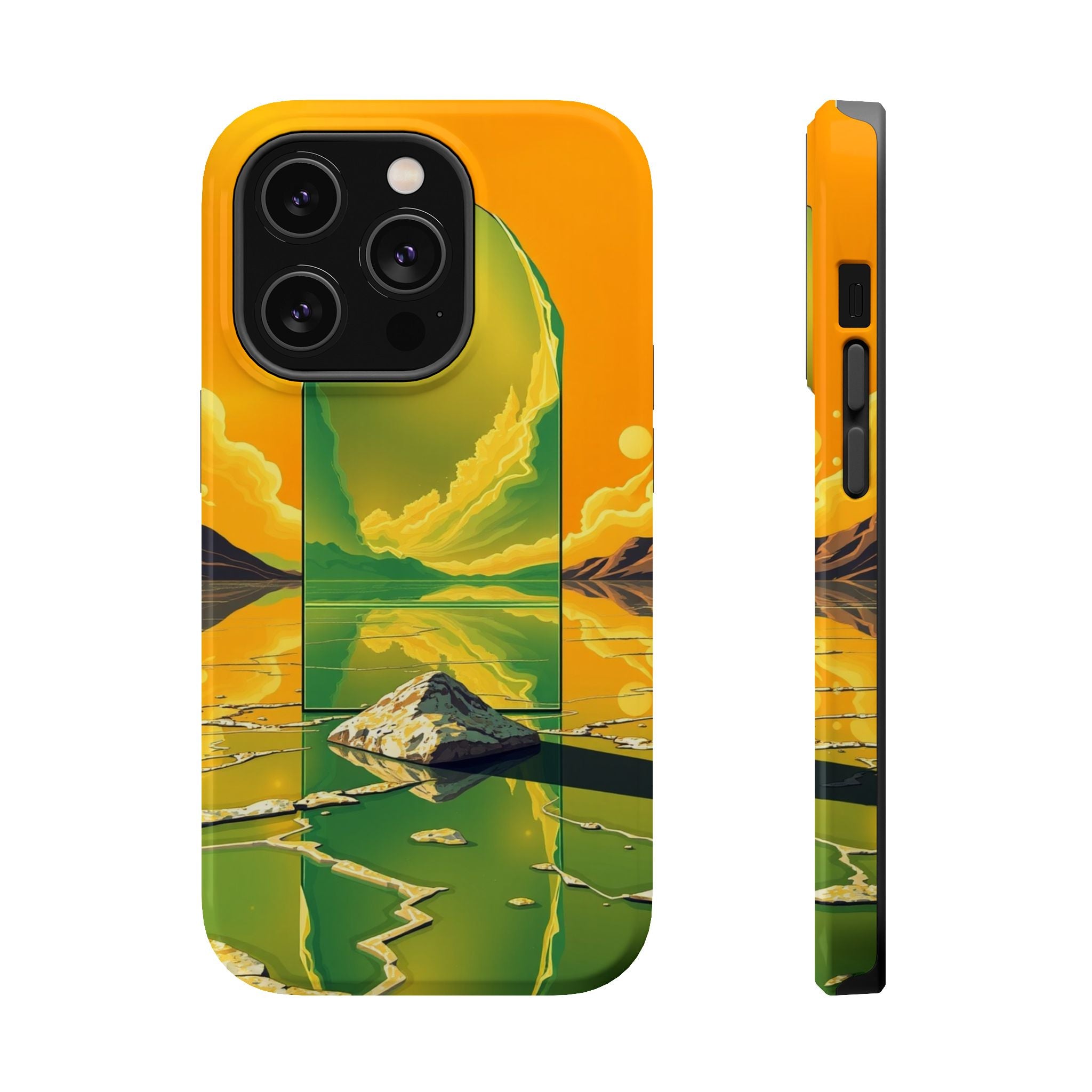 iPhone Salt Flat Mirror Pop Art Bold Slim Everyday Designer Case · iPhone Case
