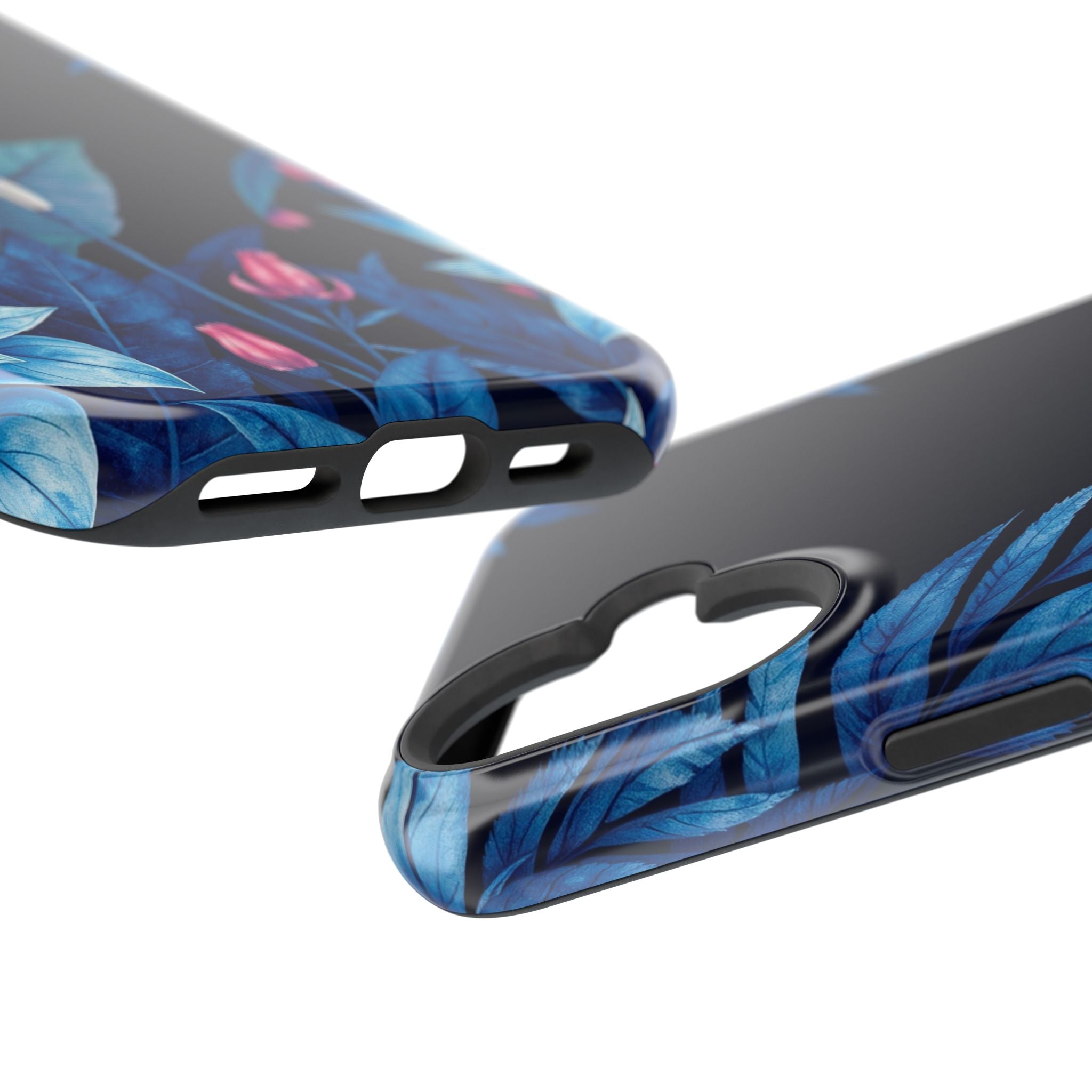 iPhone Serene Jungle Floral Design Clean Minimal Snap Cas Slim Snap Case · iPhon