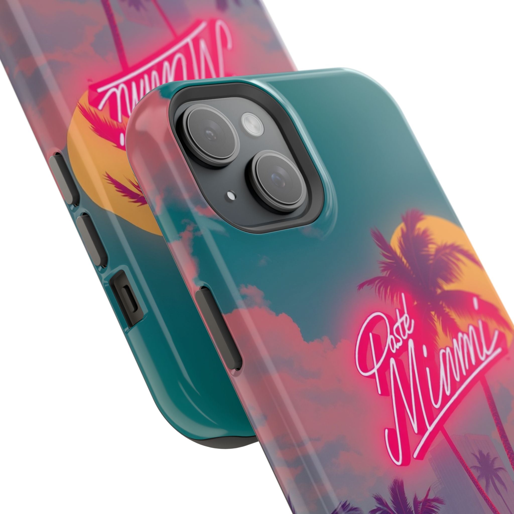 iPhone 1980s Pastel Miami Enchanted Art Slim Everyday Designer Case · iPhone Cas