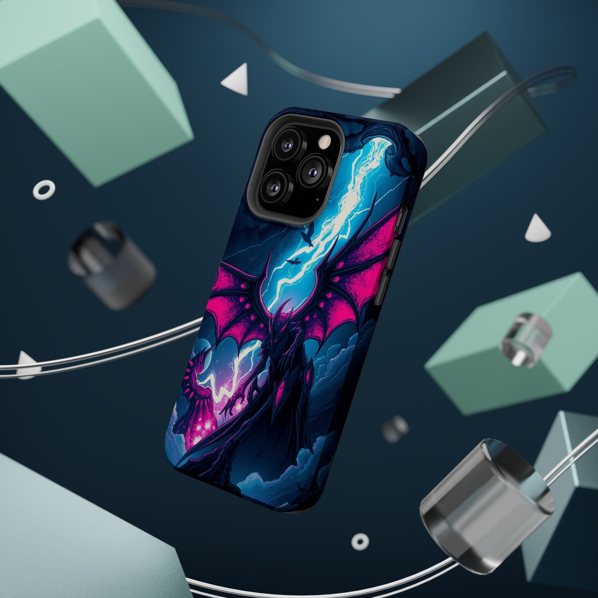 iPhone Radiant Hatching Storm Design Slim Everyday Designer Case · iPhone Case