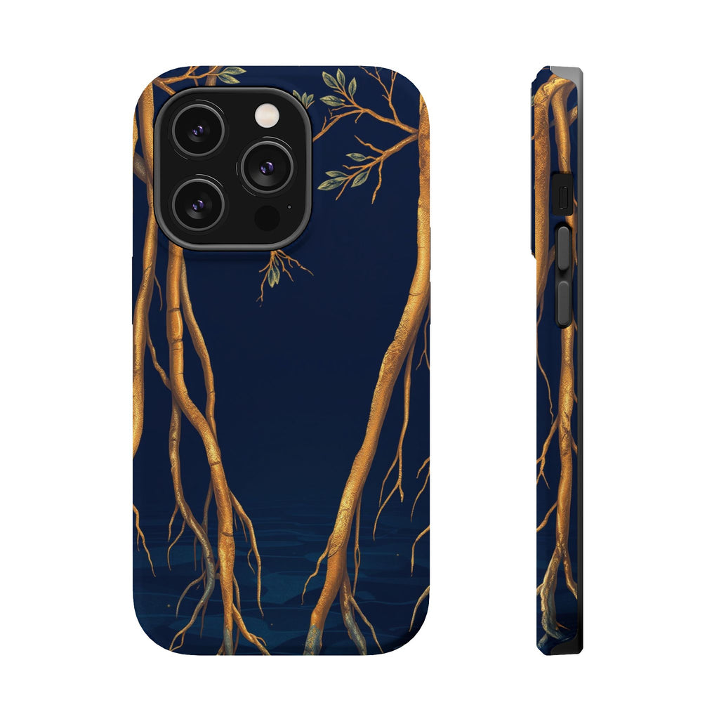 iPhone Mangrove Roots Electric Art Bold Modern Everyday Snap Case · iPhone Case