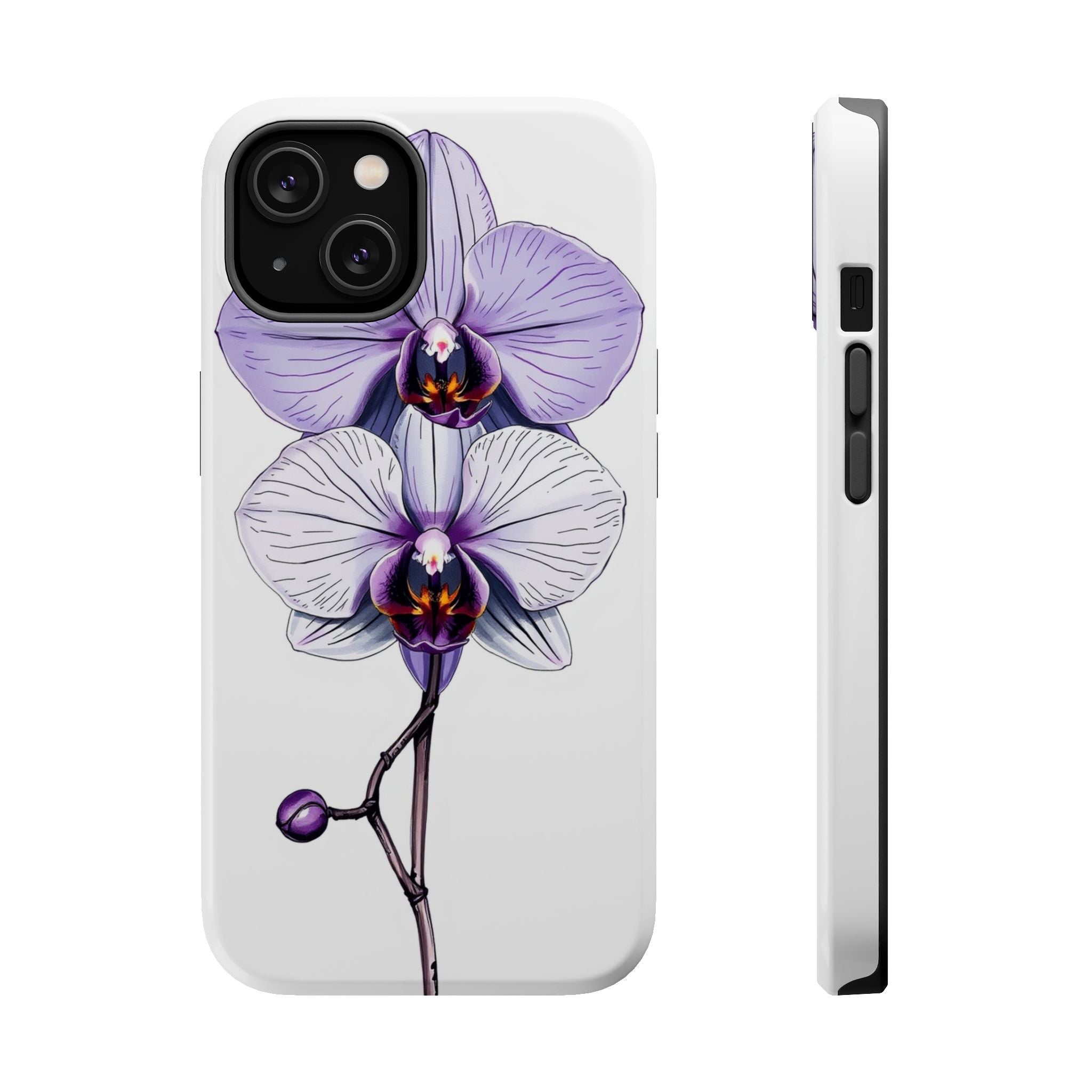 iPhone Orchid Study Hand-Drawn Sketch Slim Everyday Designer Case · iPhone Case