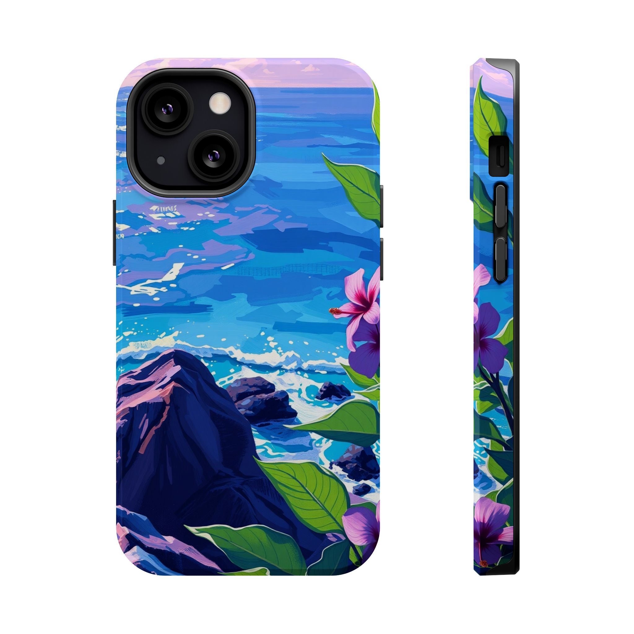 iPhone Hibiscus Coast Enchanted Art Slim Everyday Designer Case · iPhone Case