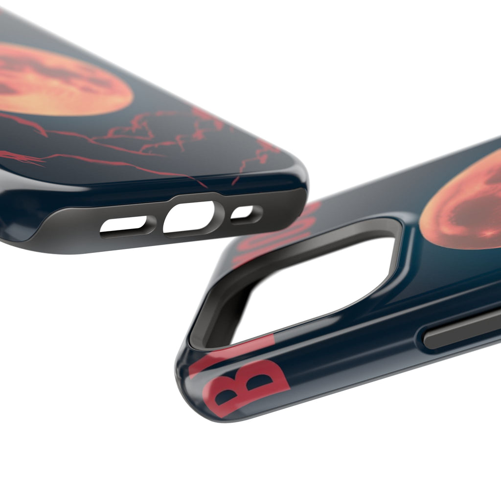 iPhone Blood Moon Rise Vintage Retro Poster Slim Everyday Designer Case · iPhone