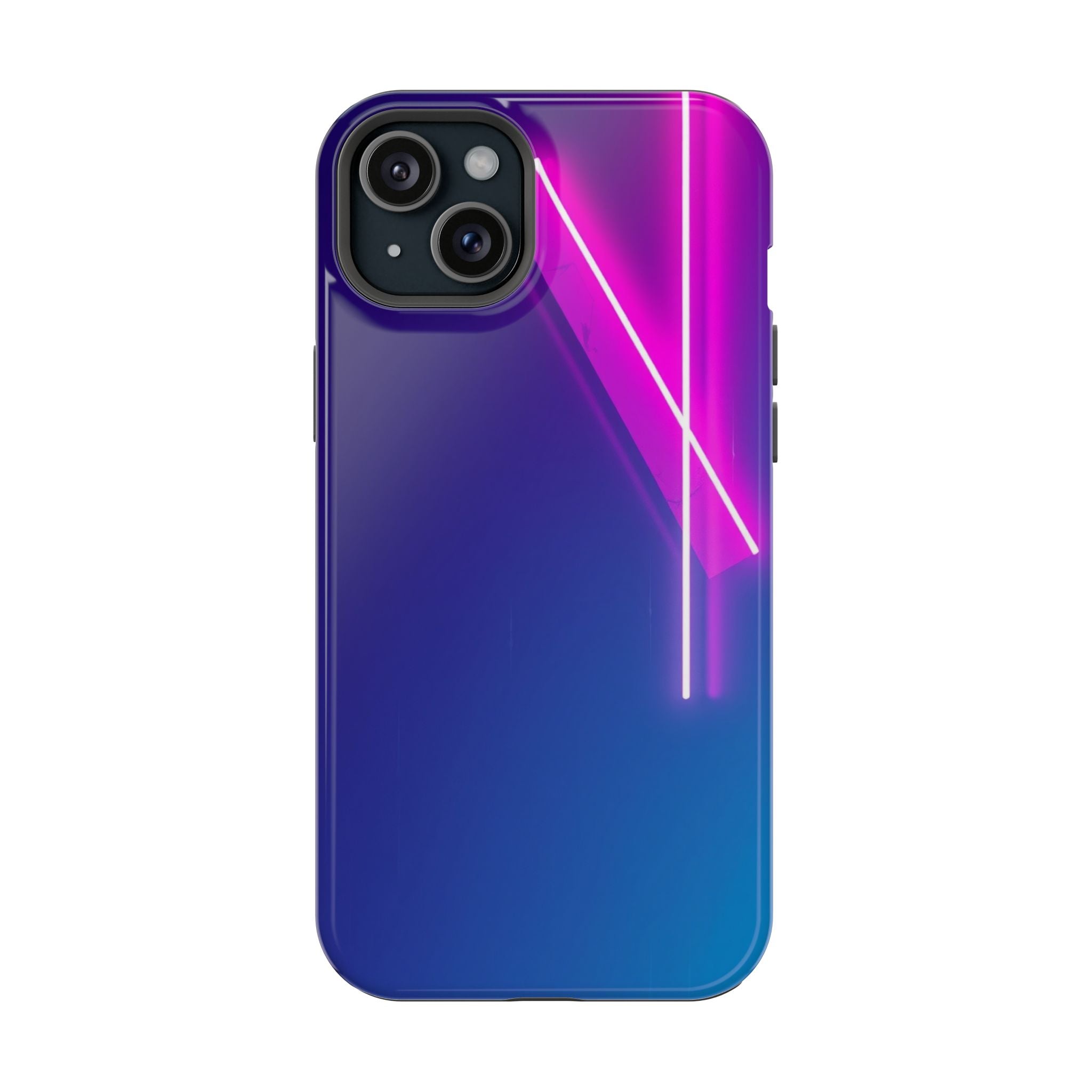 iPhone 1990s Geometric Neon Electric Art Slim Everyday Designer Case · iPhone Ca