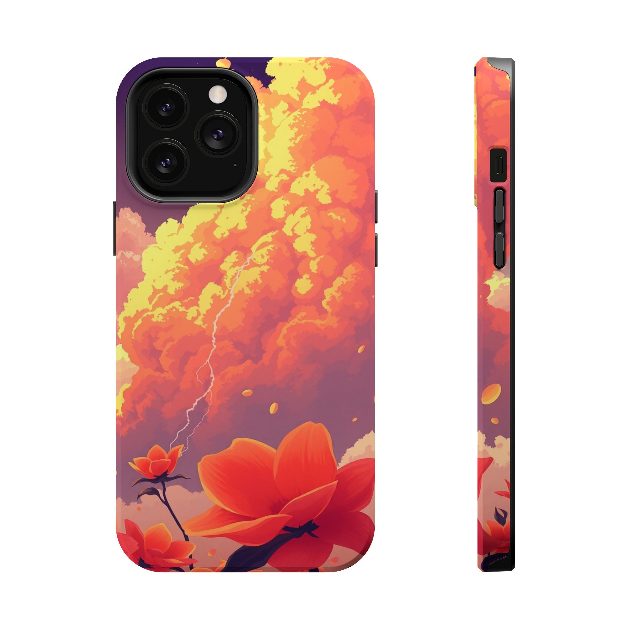 iPhone Sunset Amber And Peach Petal Storm Slim iPhone Everyday Designer · iPhone