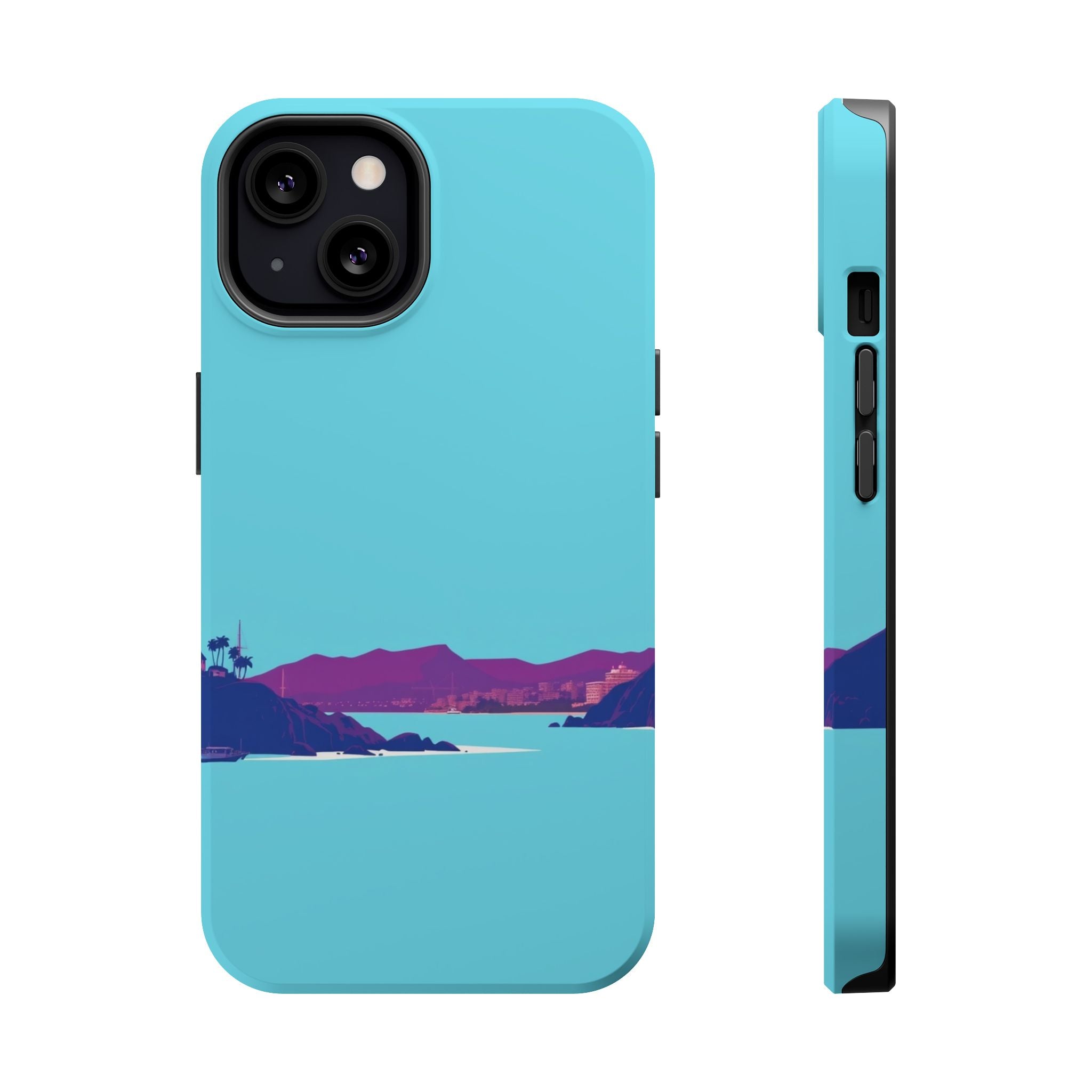 iPhone Hibiscus Coast Mystic Art Bold Modern Everyday Snap Case · iPhone Case