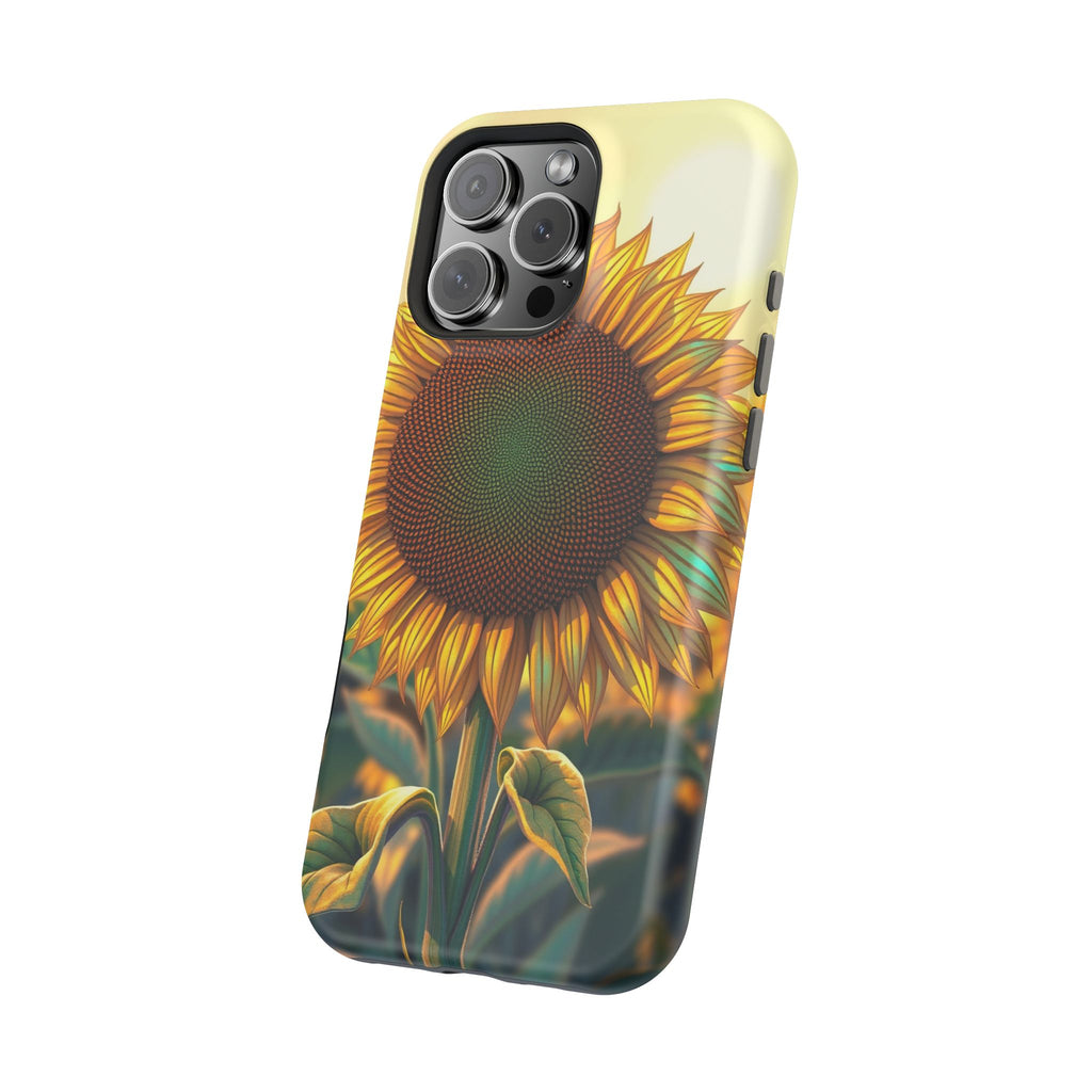 iPhone Sunflower Prairie Bold Art Bold Modern Everyday Snap Case · iPhone Case