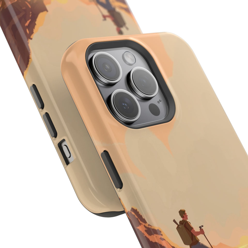 iPhone Burnt Orange And Sand Barely Surviving Slim Everyday Designer Case · iPho