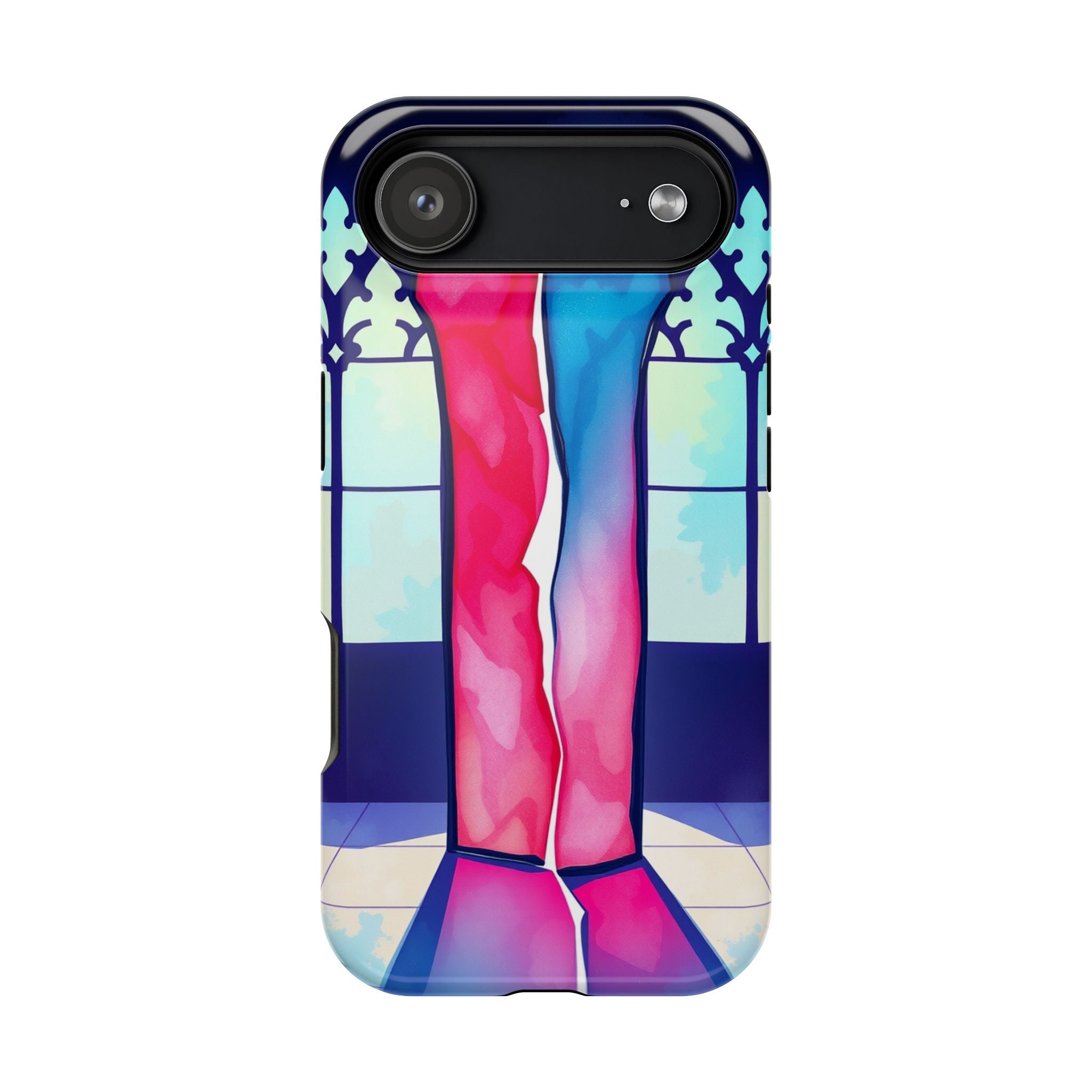 iPhone Stained Glass Break Electric Art Slim Everyday iPhone Designer · iPhone C