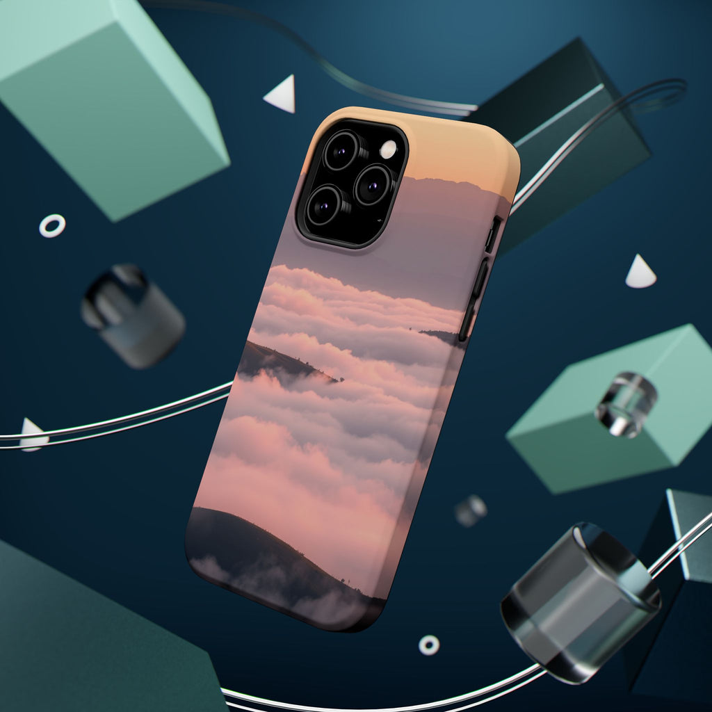 iPhone Fog Rolling Over Hills Grunge Distressed Soft iPhone Finish · iPhone Case