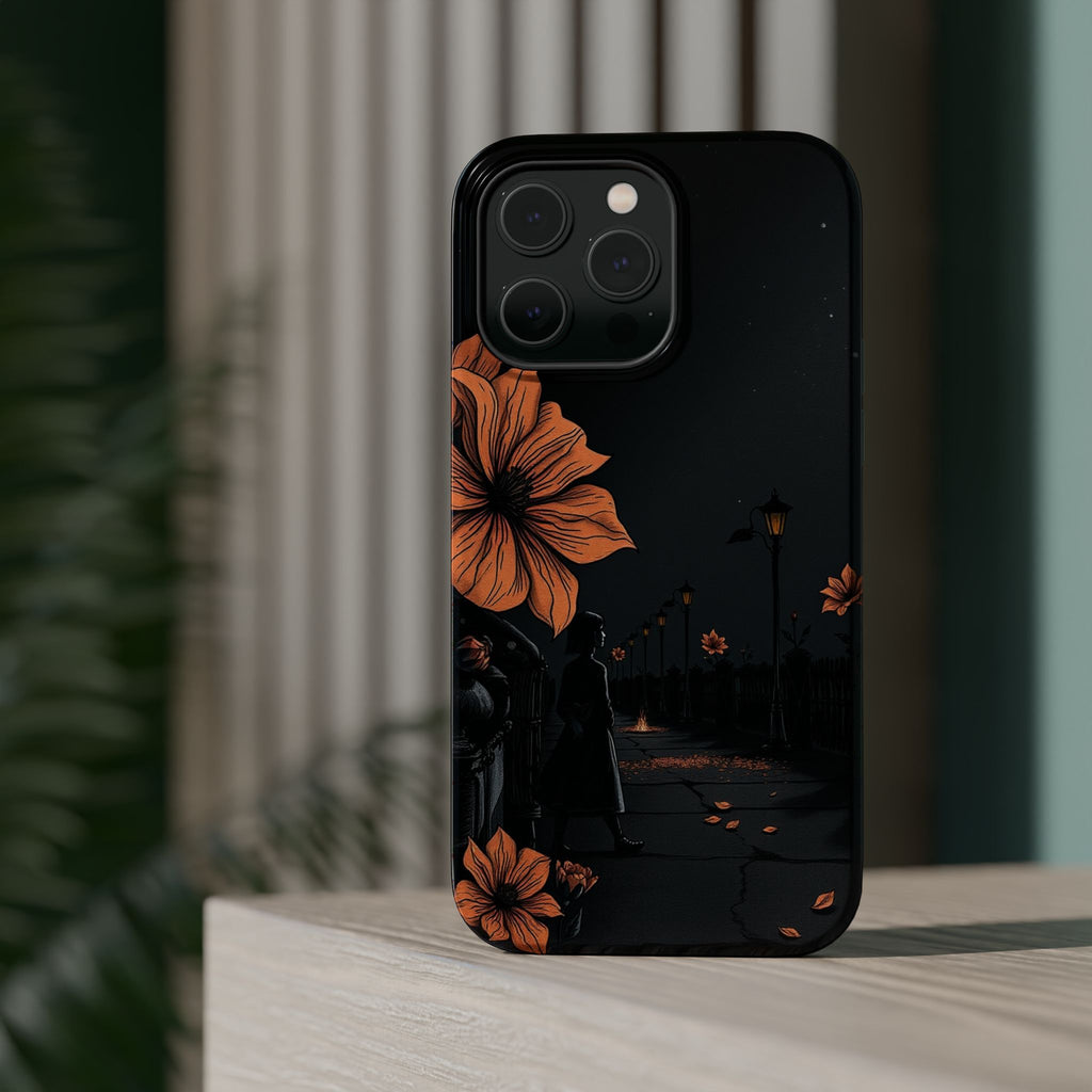 iPhone Night Bloomer Electric Art Bold Modern Everyday Snap Case · iPhone Case