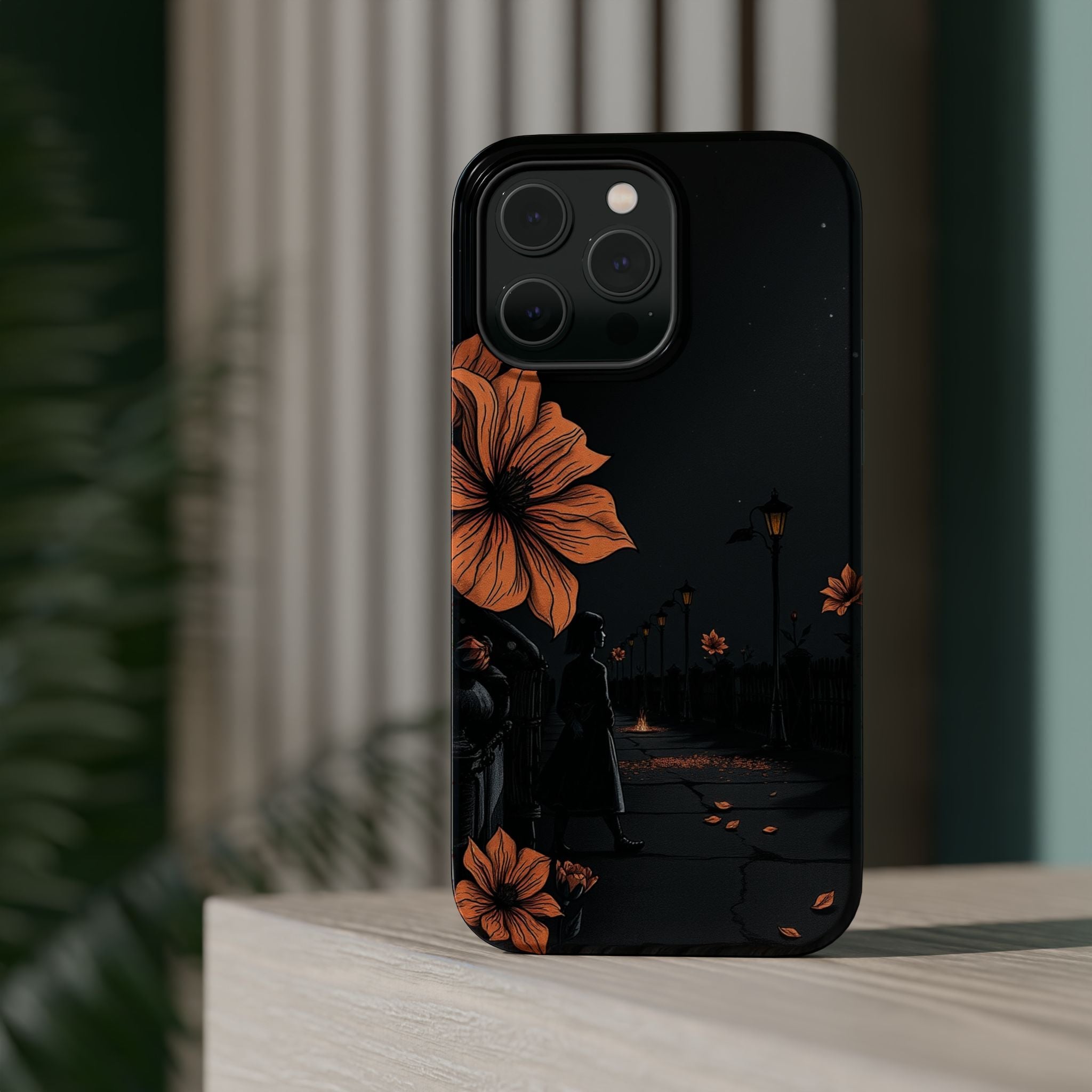 iPhone Night Bloomer Electric Art Bold Modern Everyday Snap Case · iPhone Case