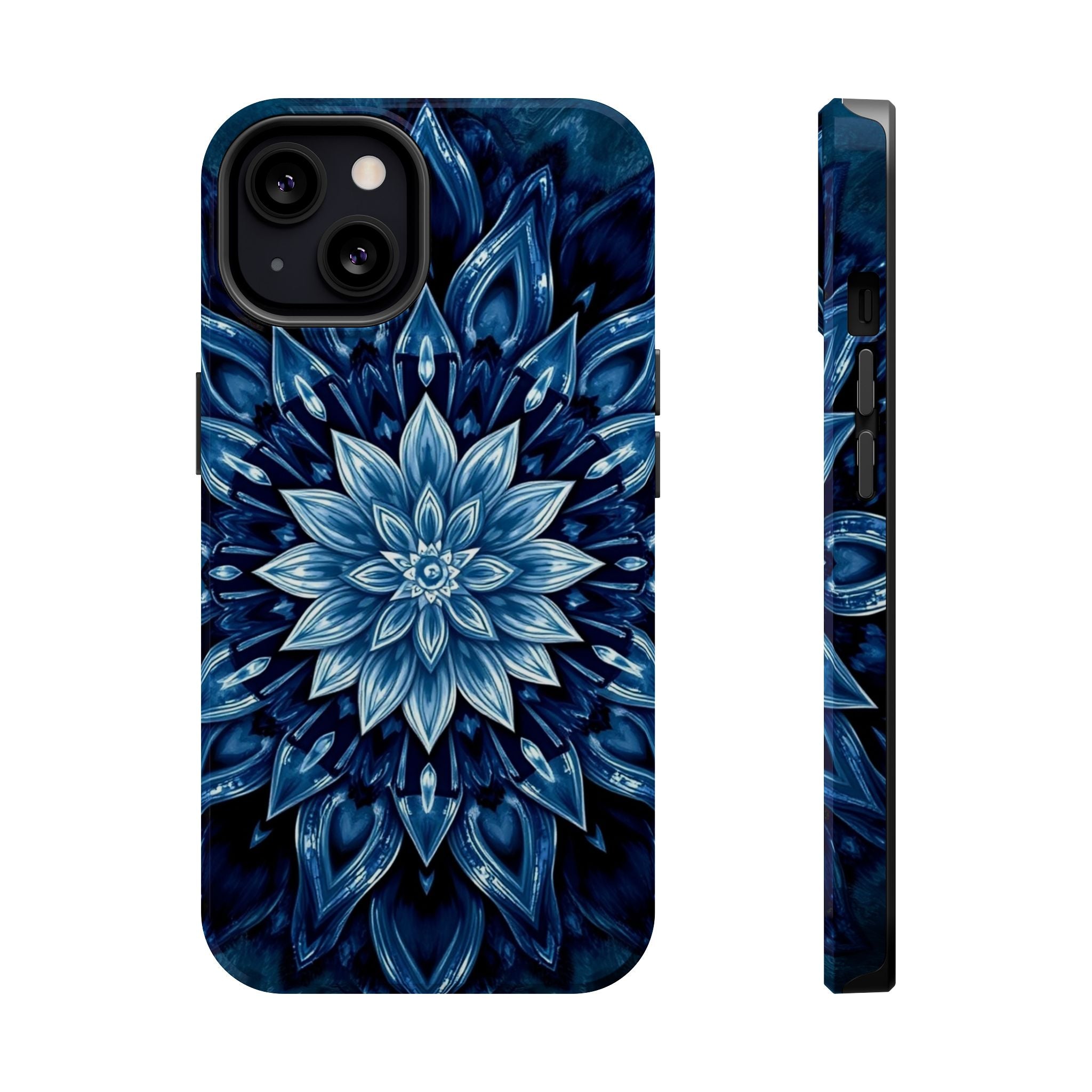 iPhone Floral Mandala Electric Art Bold Modern Everyday Snap Case · iPhone Case