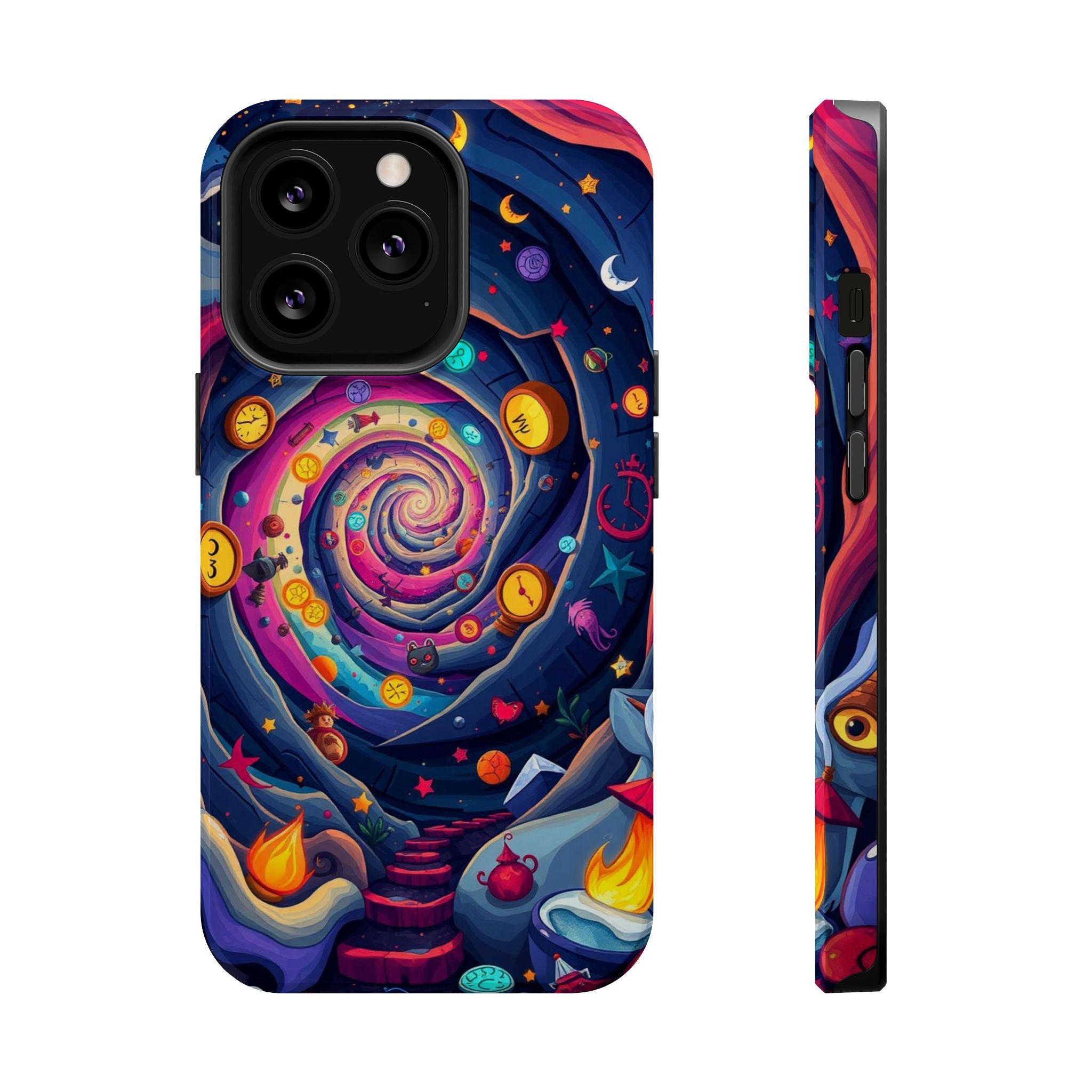 iPhone Time Portal Swirl Kids Fun iPhone Phone Case Gift Clean Minimal · iPhone
