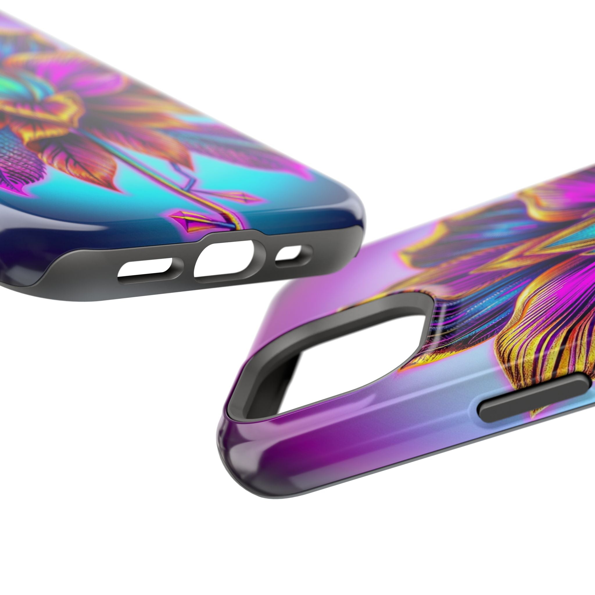 iPhone Floral Gold Foil Mystic Art Bold Modern Everyday Snap Case · iPhone Case