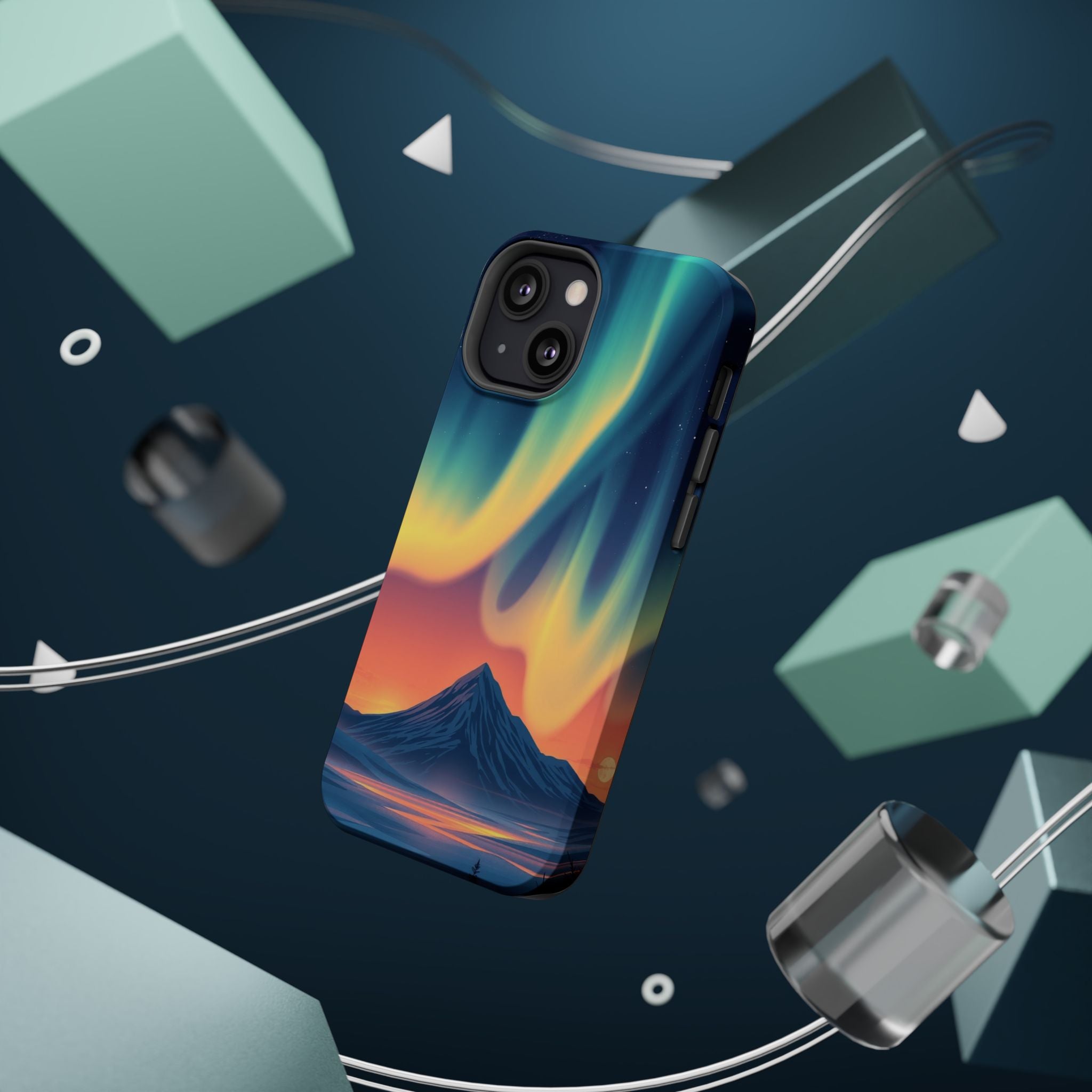 iPhone Northern Lights Dreamy Ethereal Slim Everyday Designer Case · iPhone Case