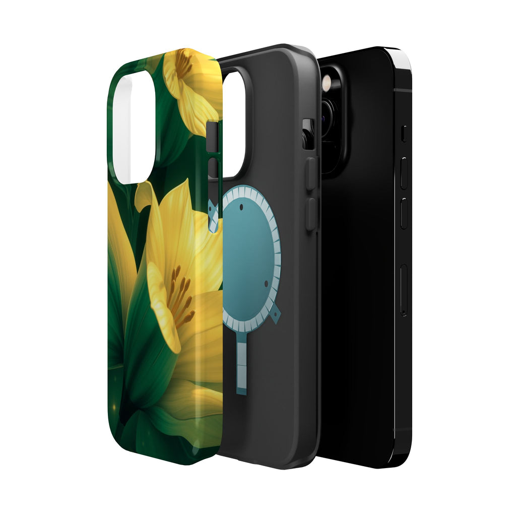 iPhone Night Bloomer Gold Foil Luxury Slim Everyday Designer Case · iPhone Case