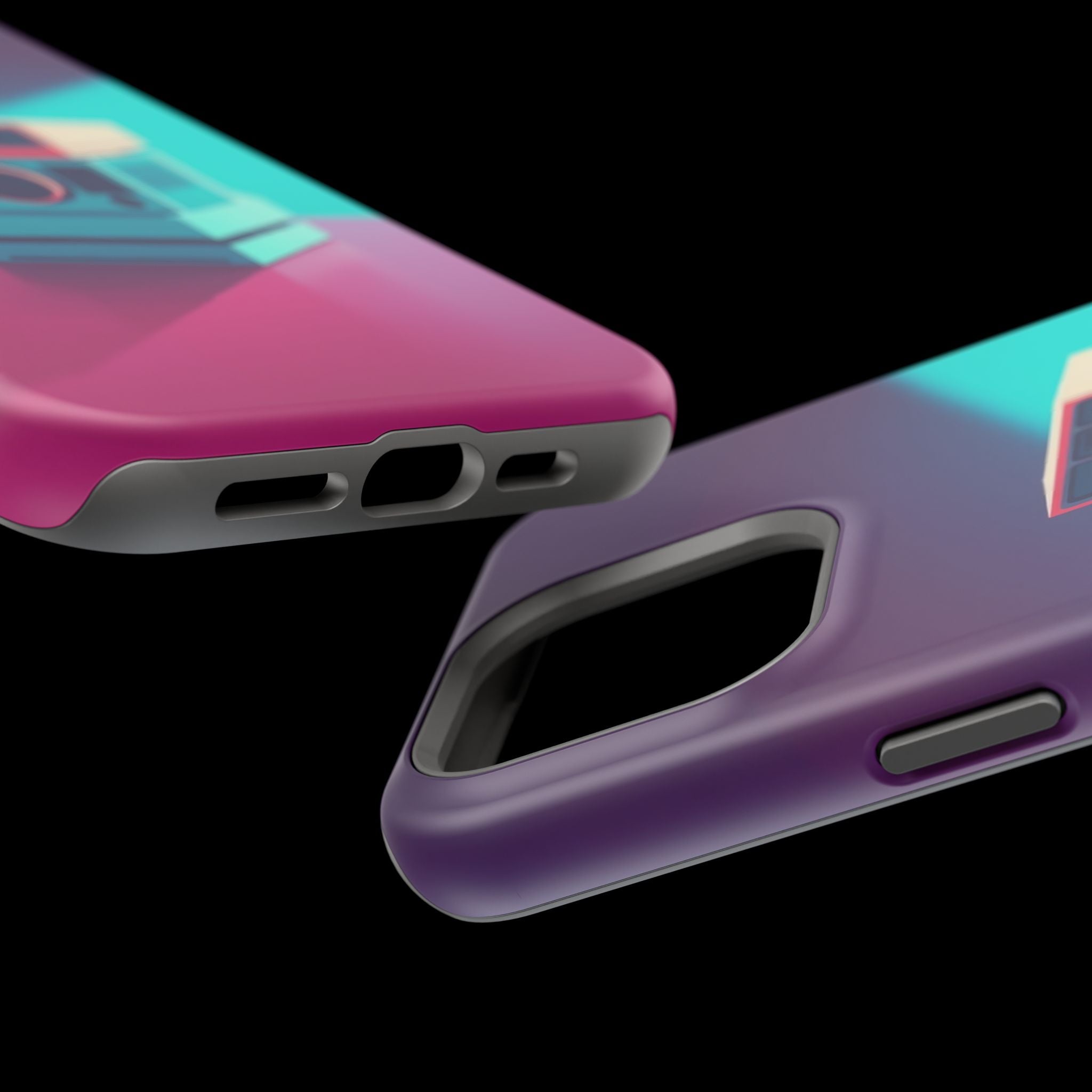 iPhone Polaroid Stack Memory Pop Art Bold Slim Everyday Designer Case · iPhone C