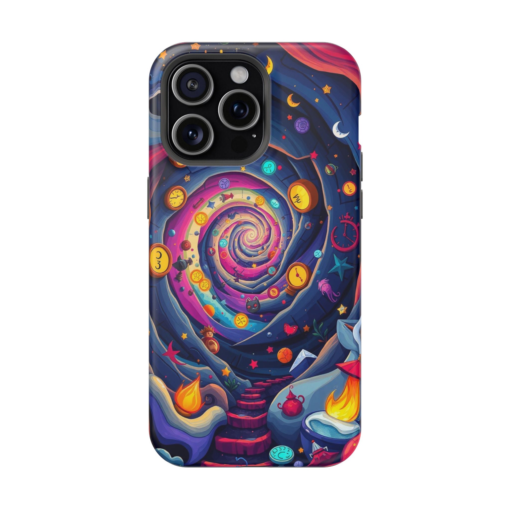 iPhone Time Portal Swirl Kids Fun iPhone Phone Case Gift Clean Minimal · iPhone