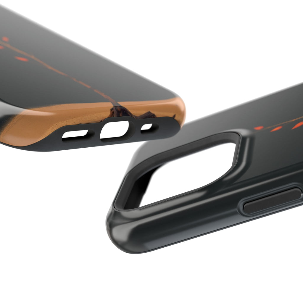 iPhone Burnt Orange And Sand Minimalist Stem Slim iPhone Everyday · iPhone Case