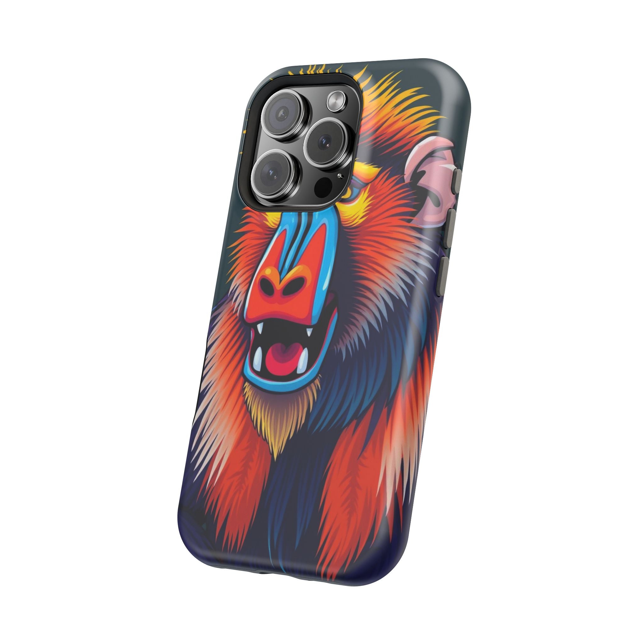 iPhone Mandrill Colorful Face Kids Fun iPhone Phone Case Gift Slim · iPhone Case