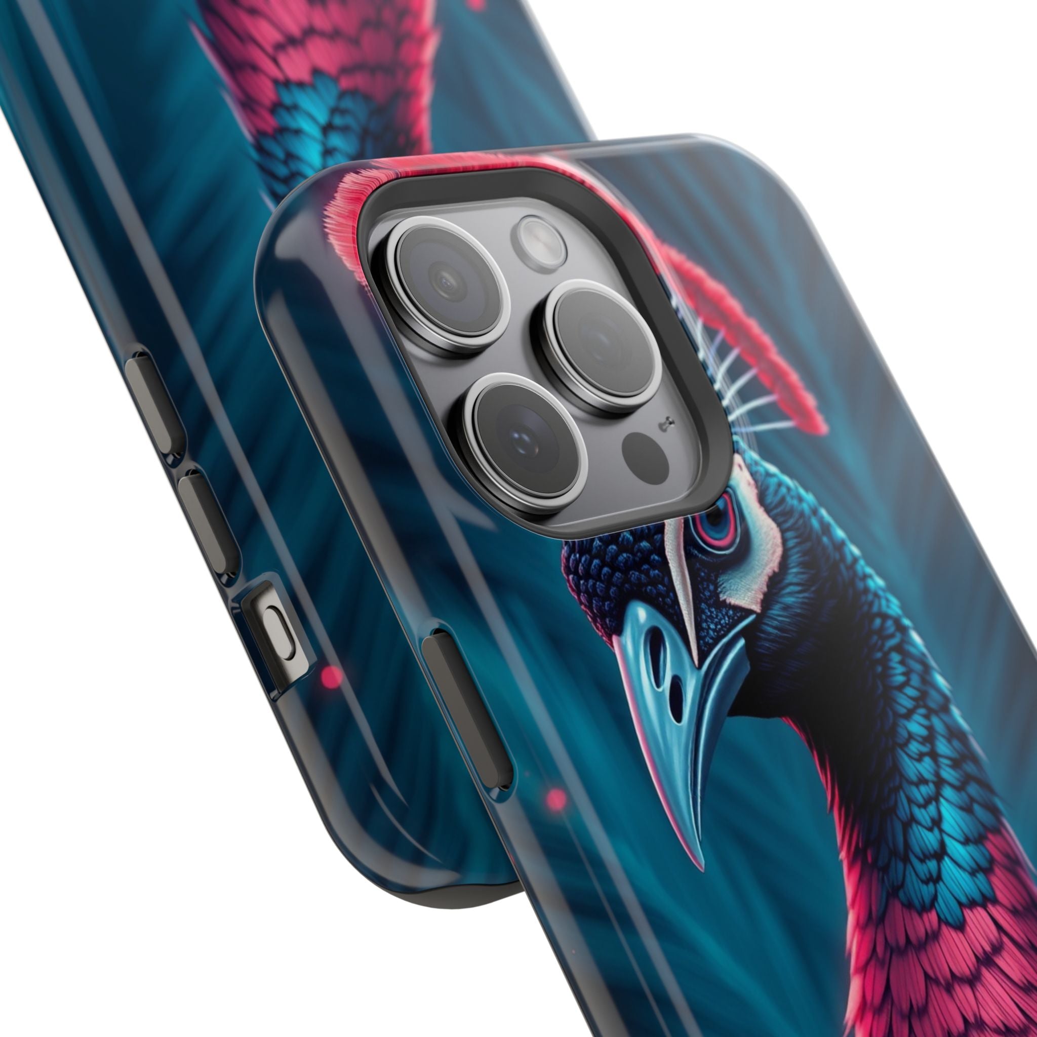 iPhone Nouveau Peacock Electric Art Slim Everyday Designer Case · iPhone Case