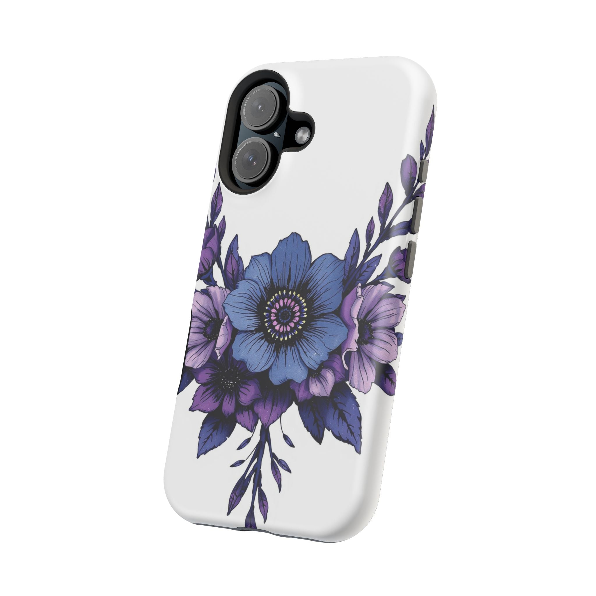 iPhone Floral Crown Grunge Distressed Slim Everyday Designer Case · iPhone Case