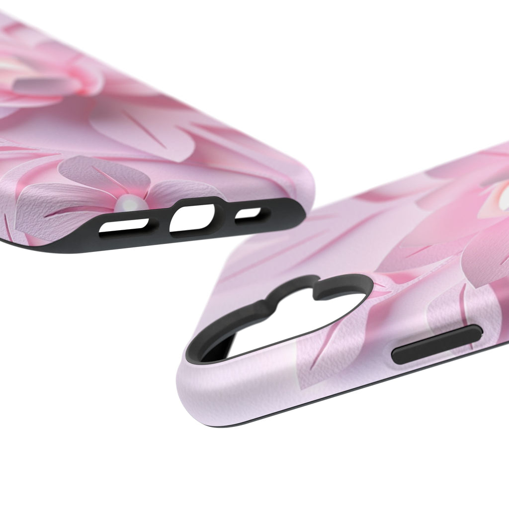iPhone Floral Geometric Paper Cut Art Slim Everyday Designer Case · iPhone Case