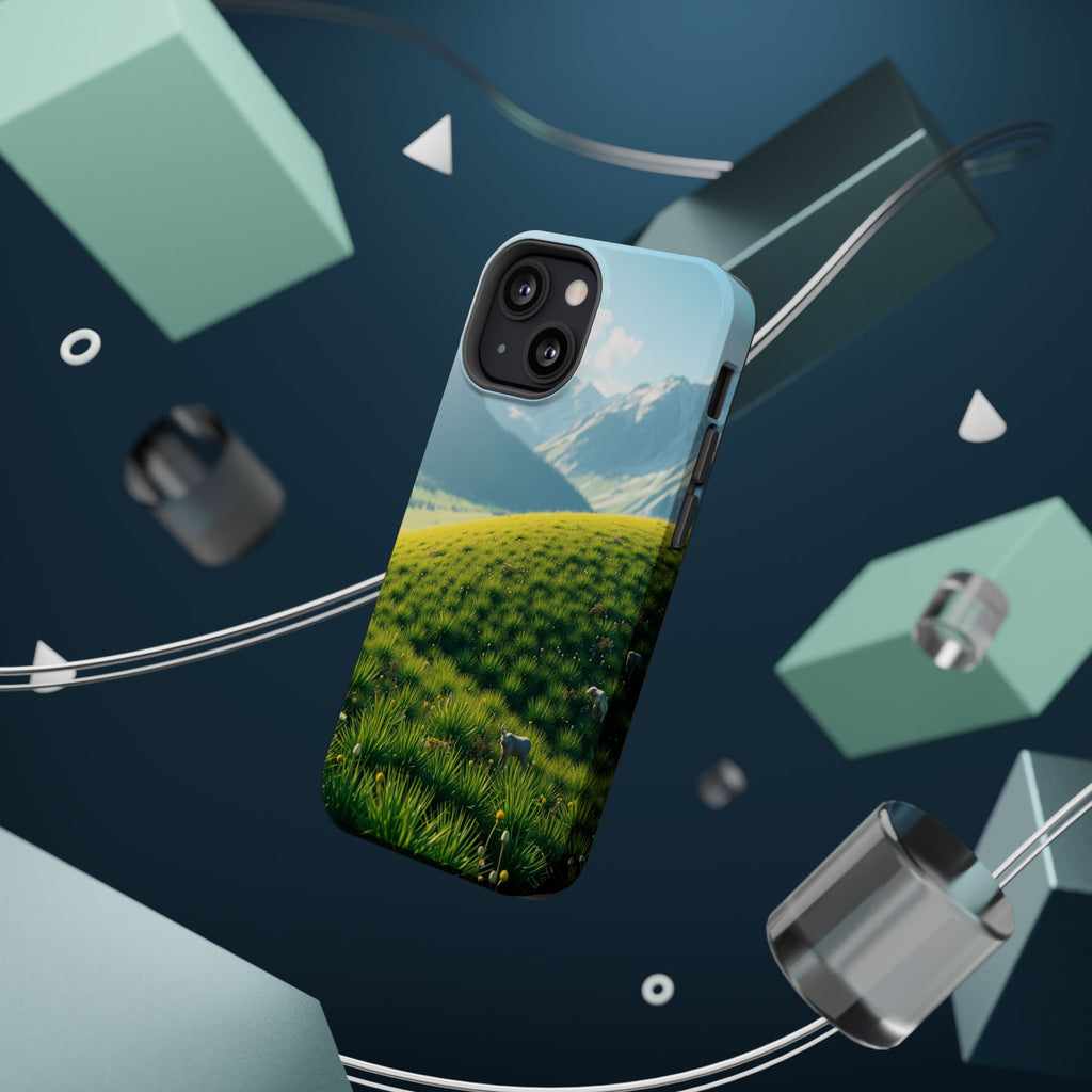 iPhone Vibrant Alpine Meadow Design Slim Everyday Designer Case · iPhone Case