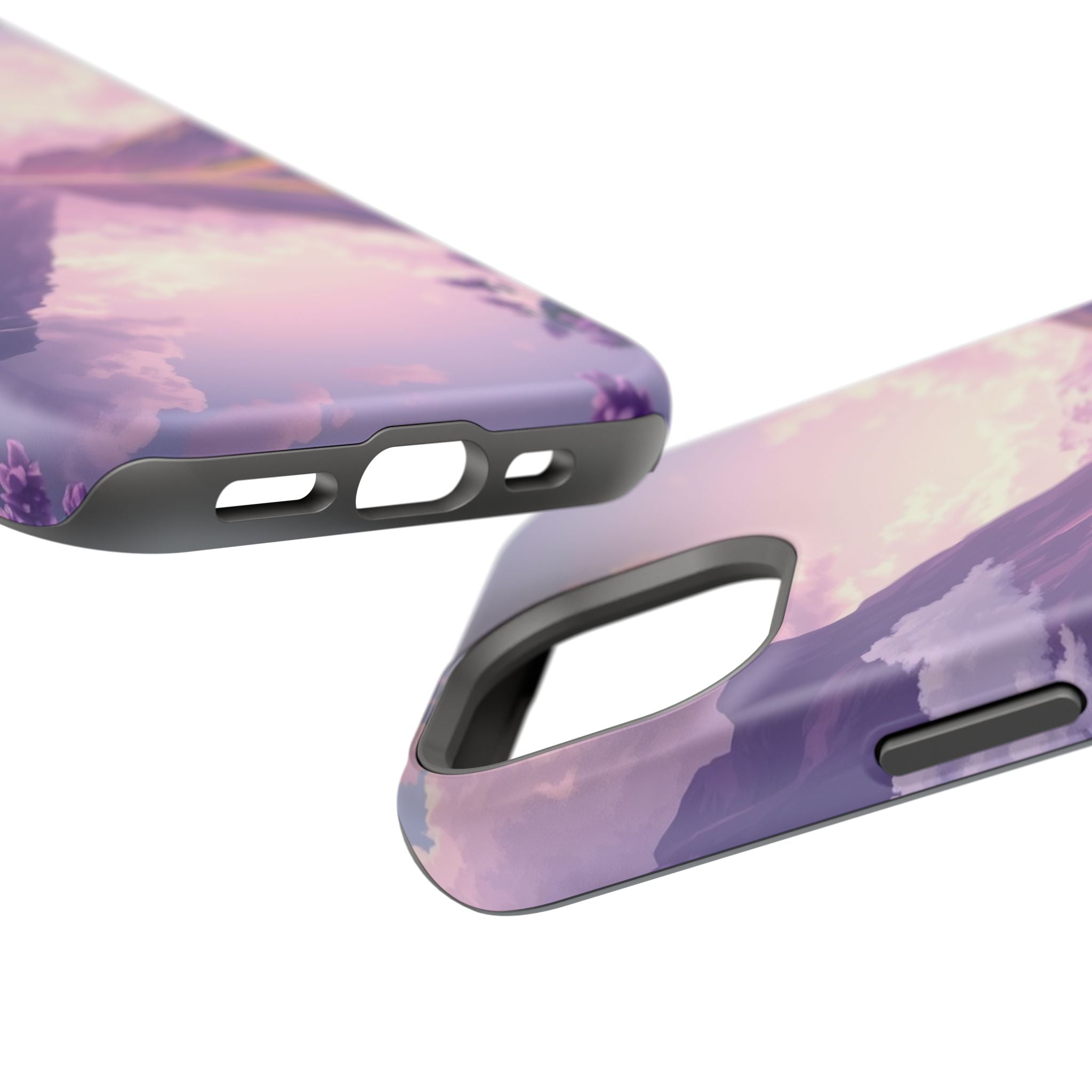 iPhone Lavender And Pearl Fjord Reflection Slim iPhone Everyday · iPhone Case