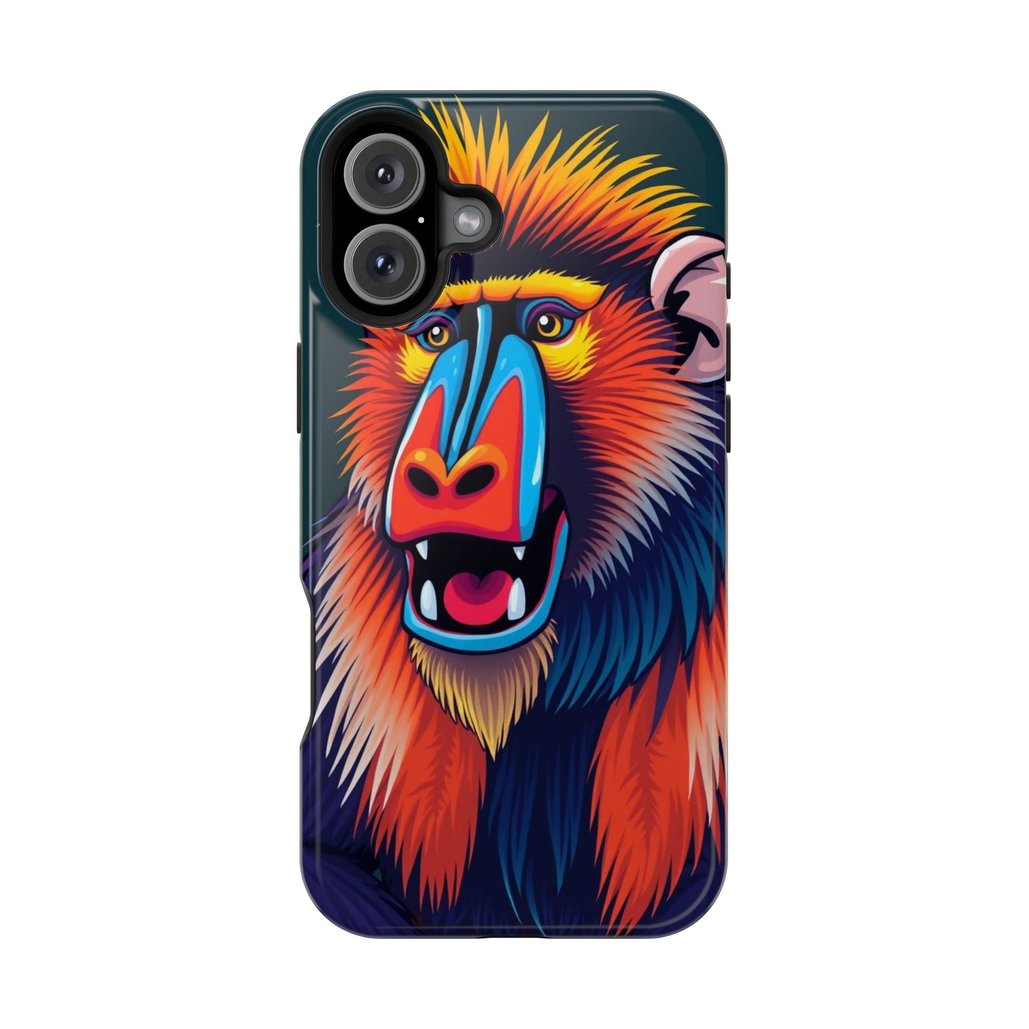 iPhone Mandrill Colorful Face Kids Fun iPhone Phone Case Gift Slim · iPhone Case
