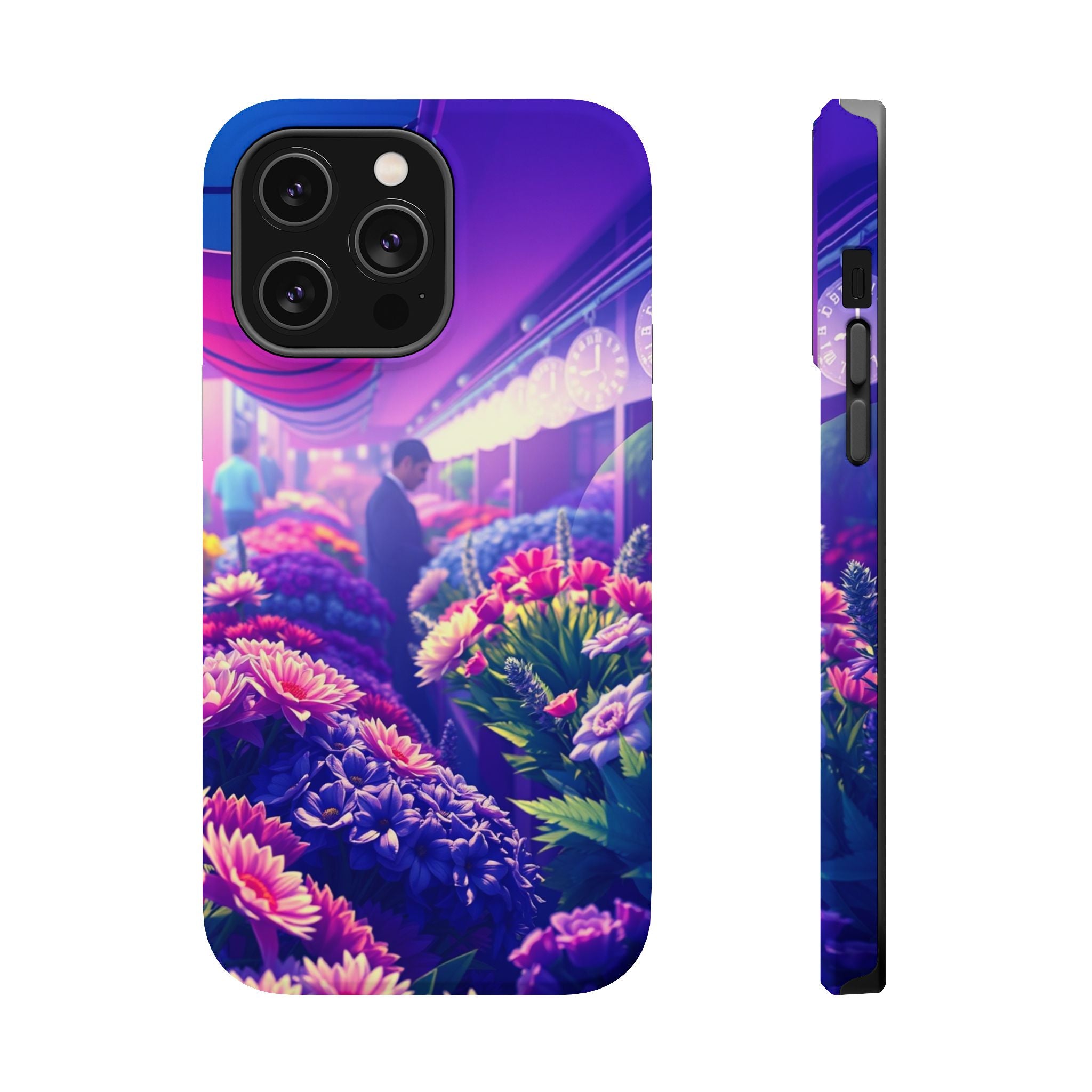 iPhone Flower Market Enchanted Art Bold Modern Everyday Snap Case · iPhone Case