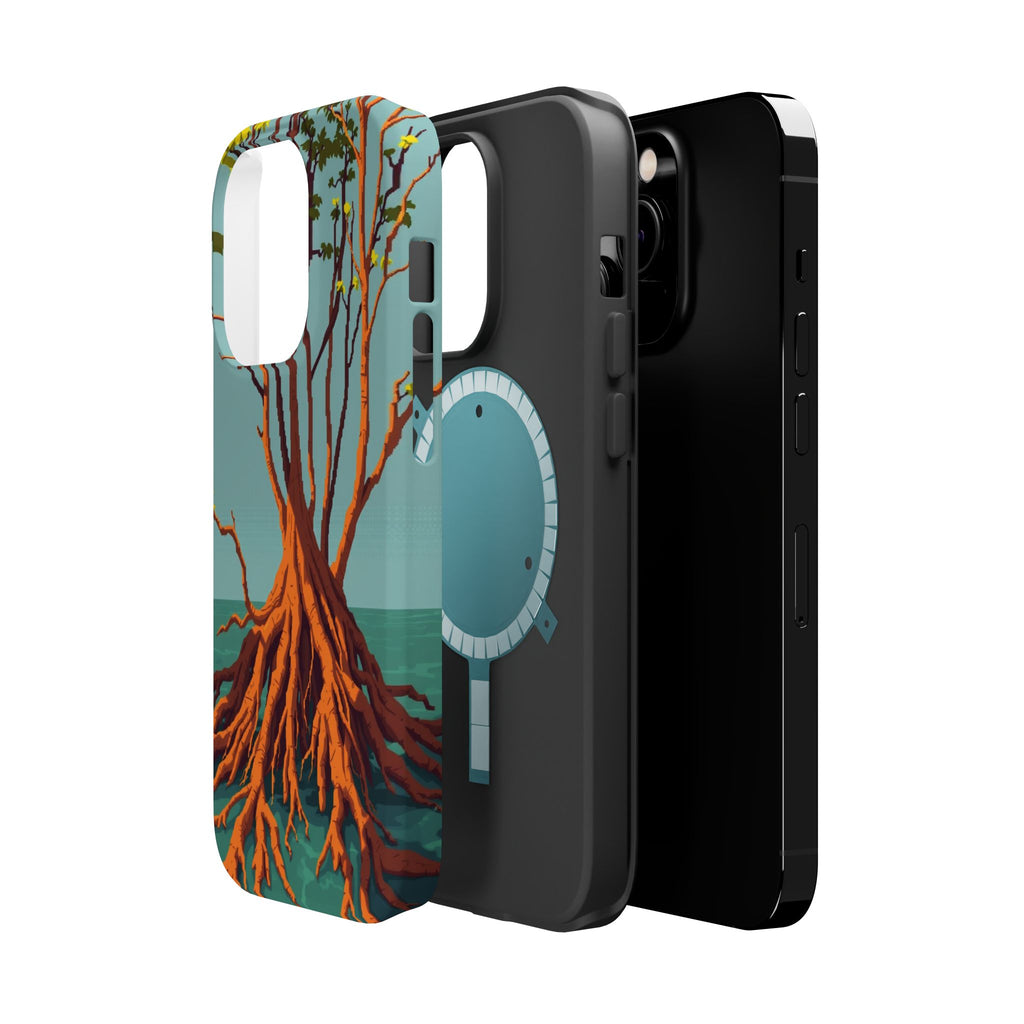 iPhone Mustard And Rust Mangrove Roots Slim Everyday iPhone 13 Designer · iPhone