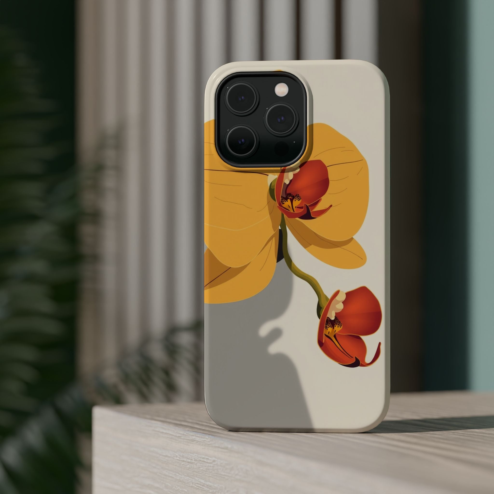 iPhone Vibrant Orchid Study Design Bold Modern Everyday Snap Case · iPhone Case