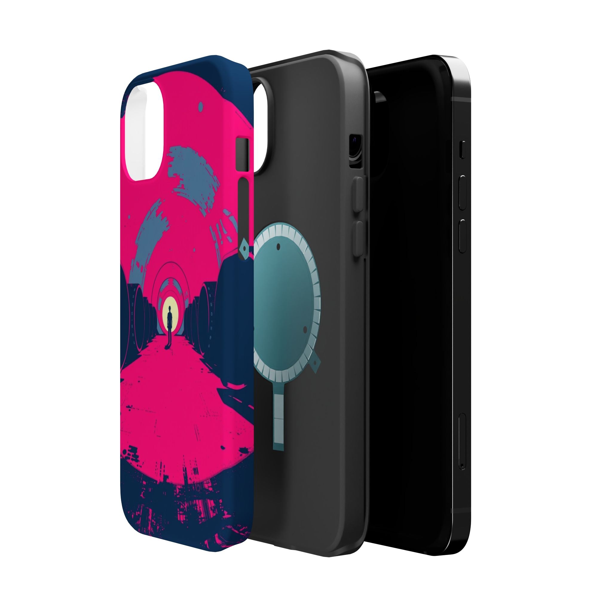 iPhone 1960s Mod Circles Bold Art Bold Modern Everyday Snap Case · iPhone Case
