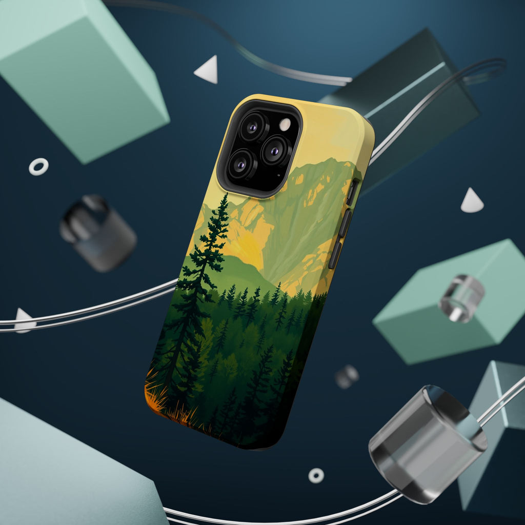 iPhone Pine Ridge Oil Painting Impressionist Slim iPhone Everyday · iPhone Case
