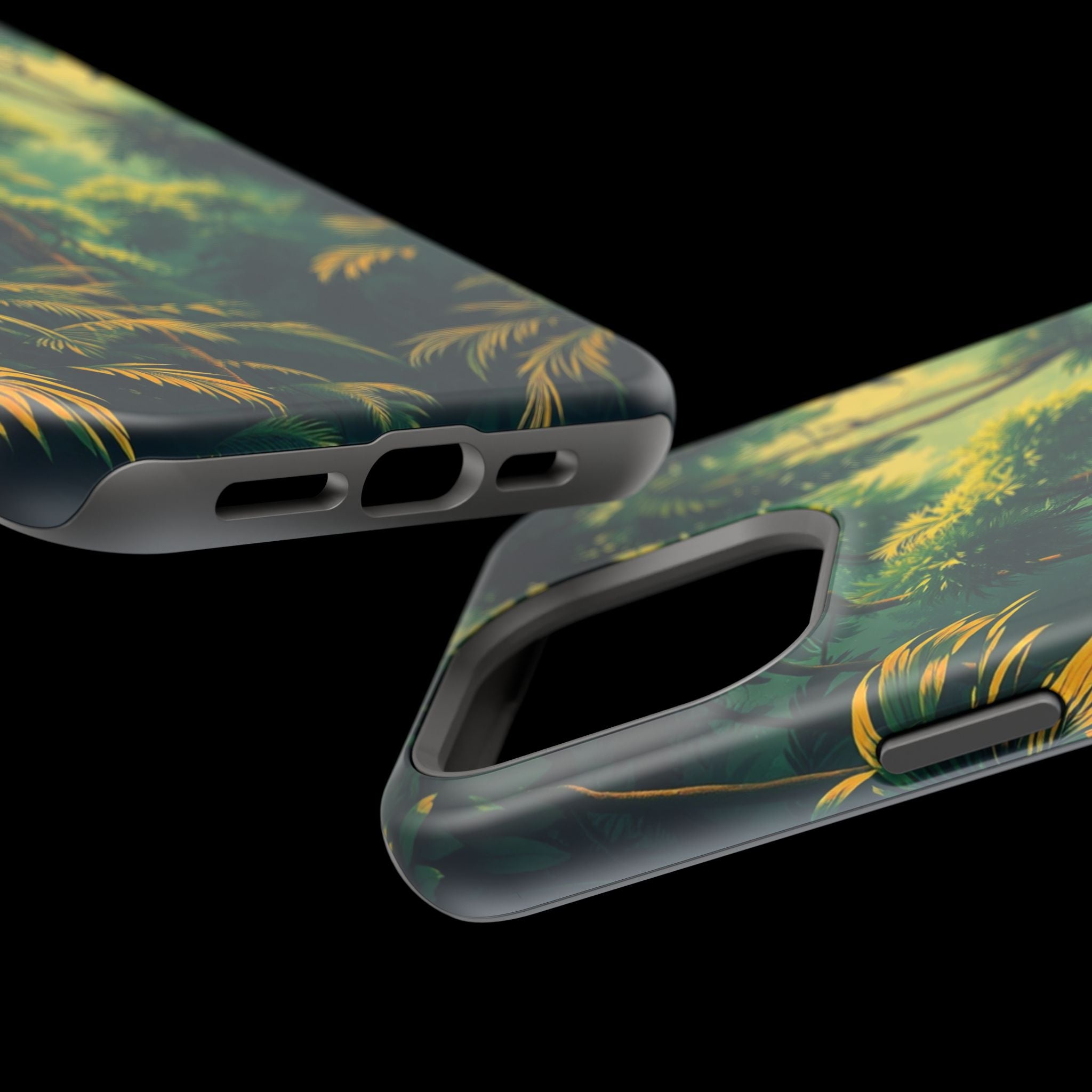 iPhone Rainforest Canopy Vintage Retro Poster Slim iPhone Everyday · iPhone Case