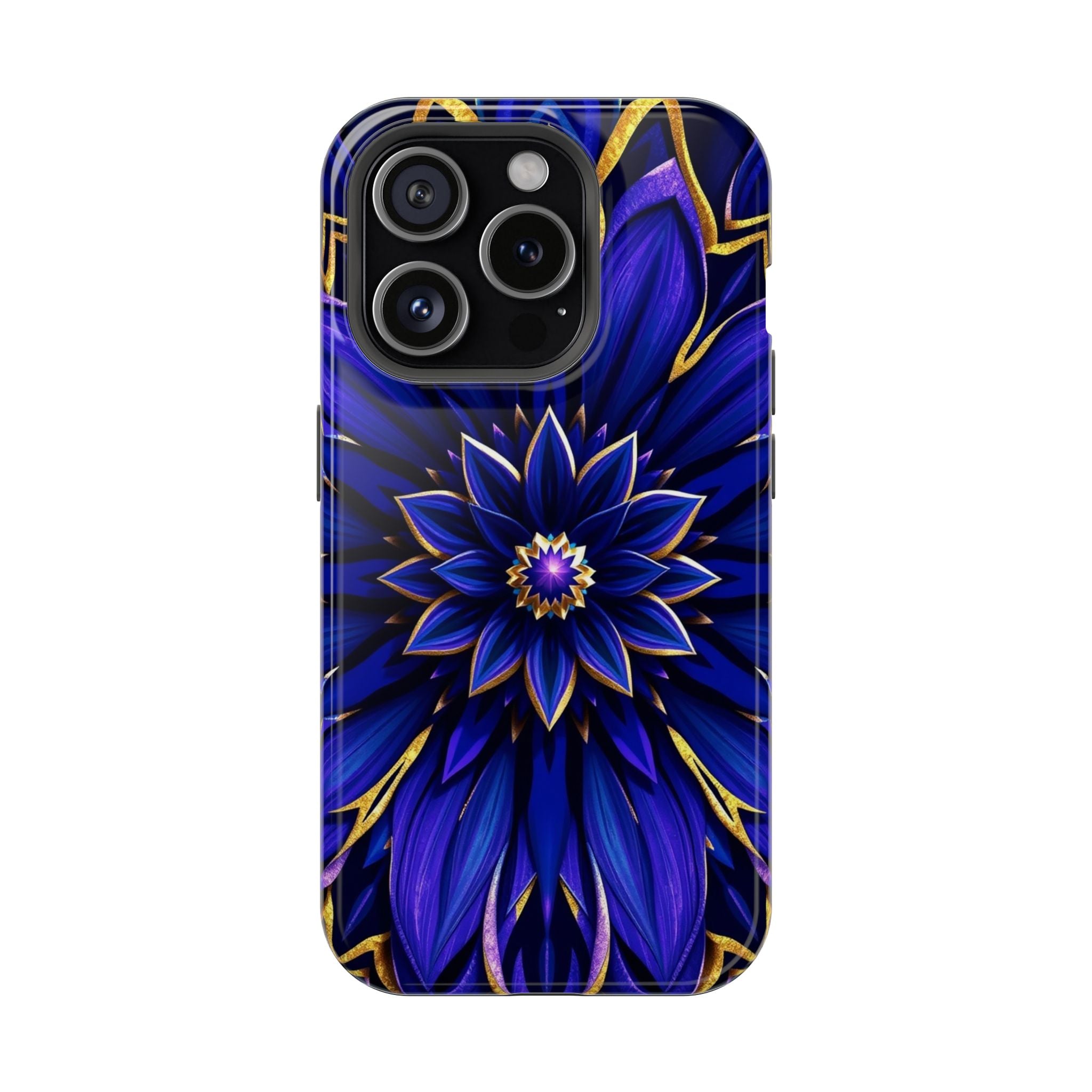 iPhone Floral Mandala Electric Art 14 Slim Everyday Designer Case · iPhone Case