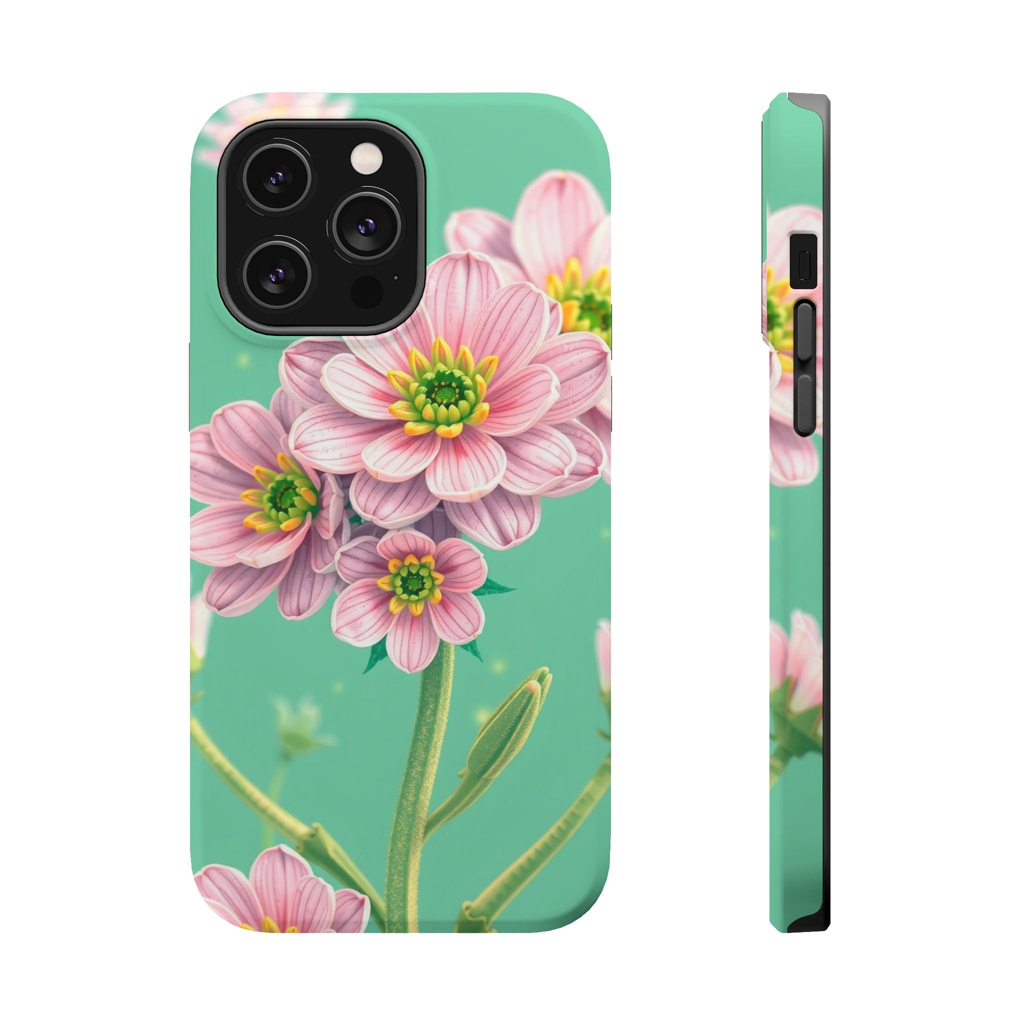 iPhone Vibrant Ranunculus Stack Design Slim Everyday Designer Case · iPhone Case