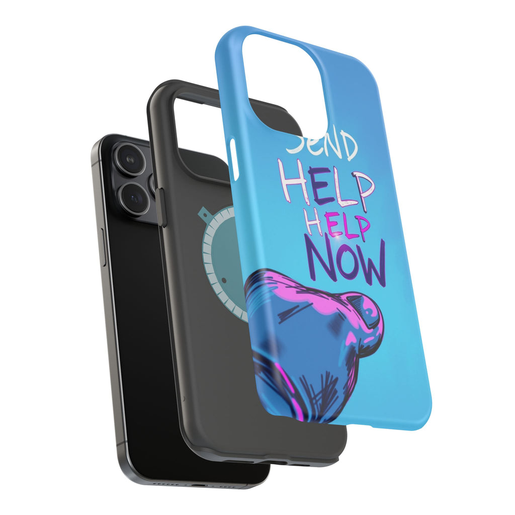 iPhone Radiant Send Help Now Design Slim Everyday Designer Case · iPhone Case